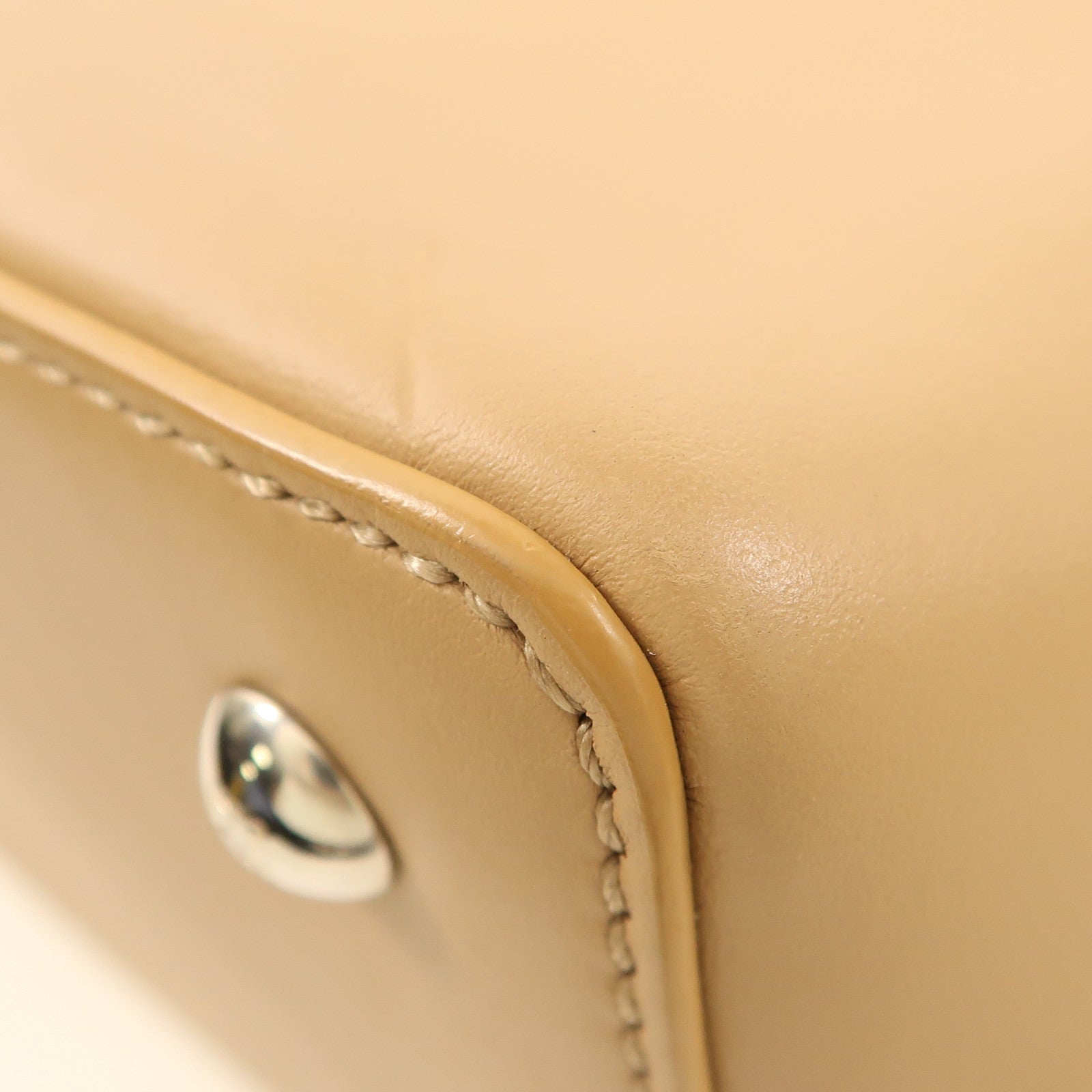 FENDI SHW 2 Jours Bag 2 Way Shoulder Handbag 03070249 Calfskin Leather Brown