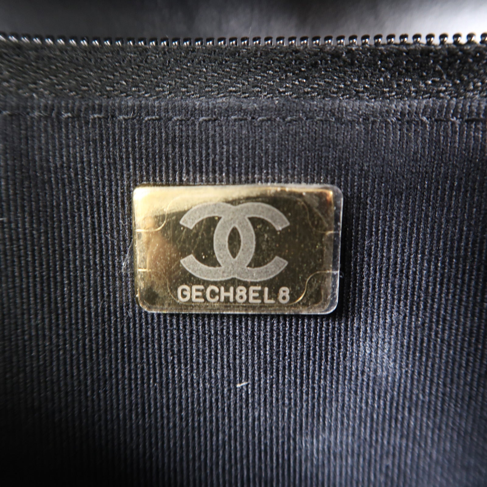 CHANEL 羊皮皮革WOC金扣鏈帶肩背袋