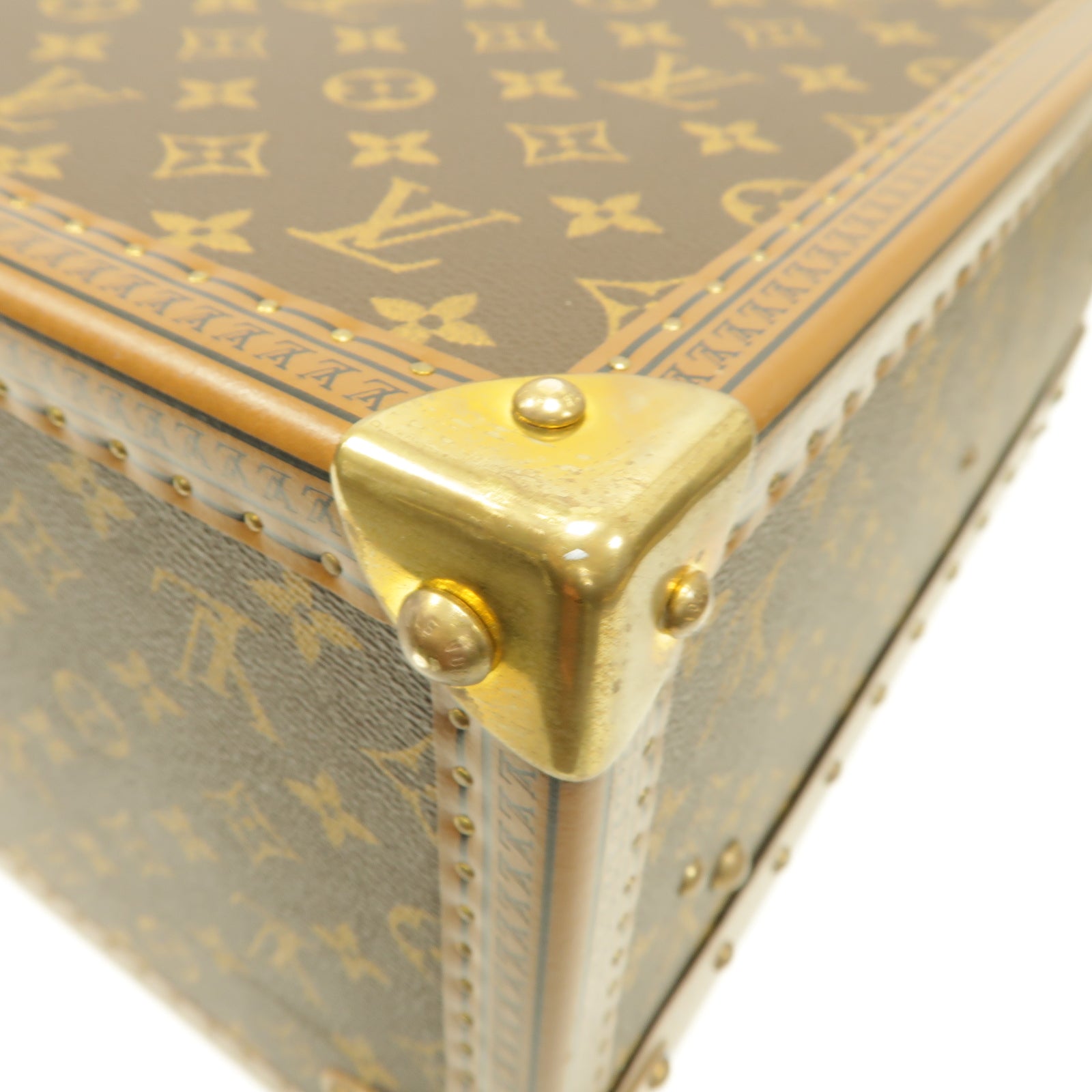 LOUIS VUITTON Monogram Alzer金扣行李箱啡色
