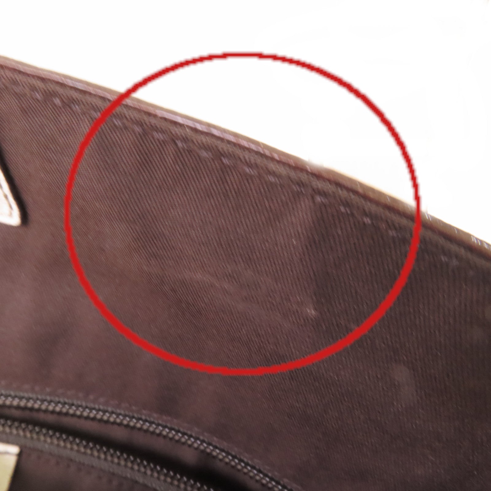 GUCCI GG帆布Tote Bag銀扣手挽袋啡色/米白色