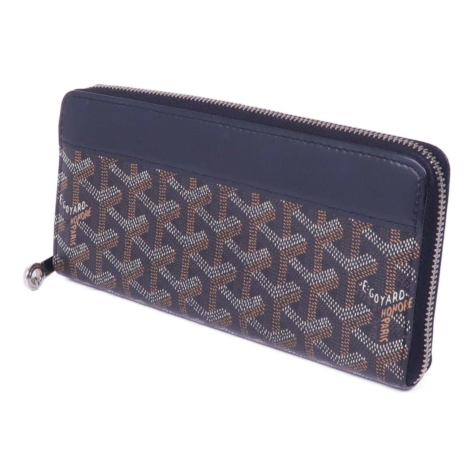 GOYARD 塗層帆布Long Wallet銀扣長錢包
