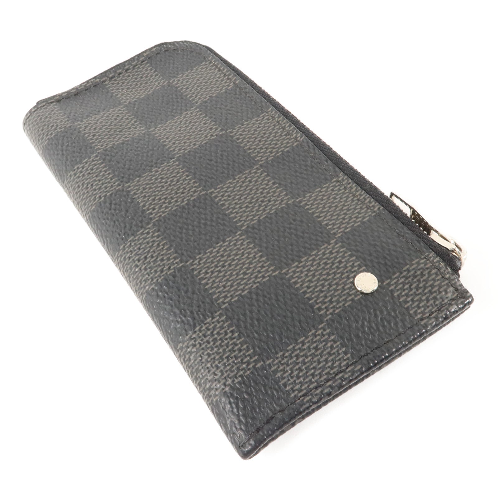 LOUIS VUITTON Damier Graphite Cles Coin Case零錢包