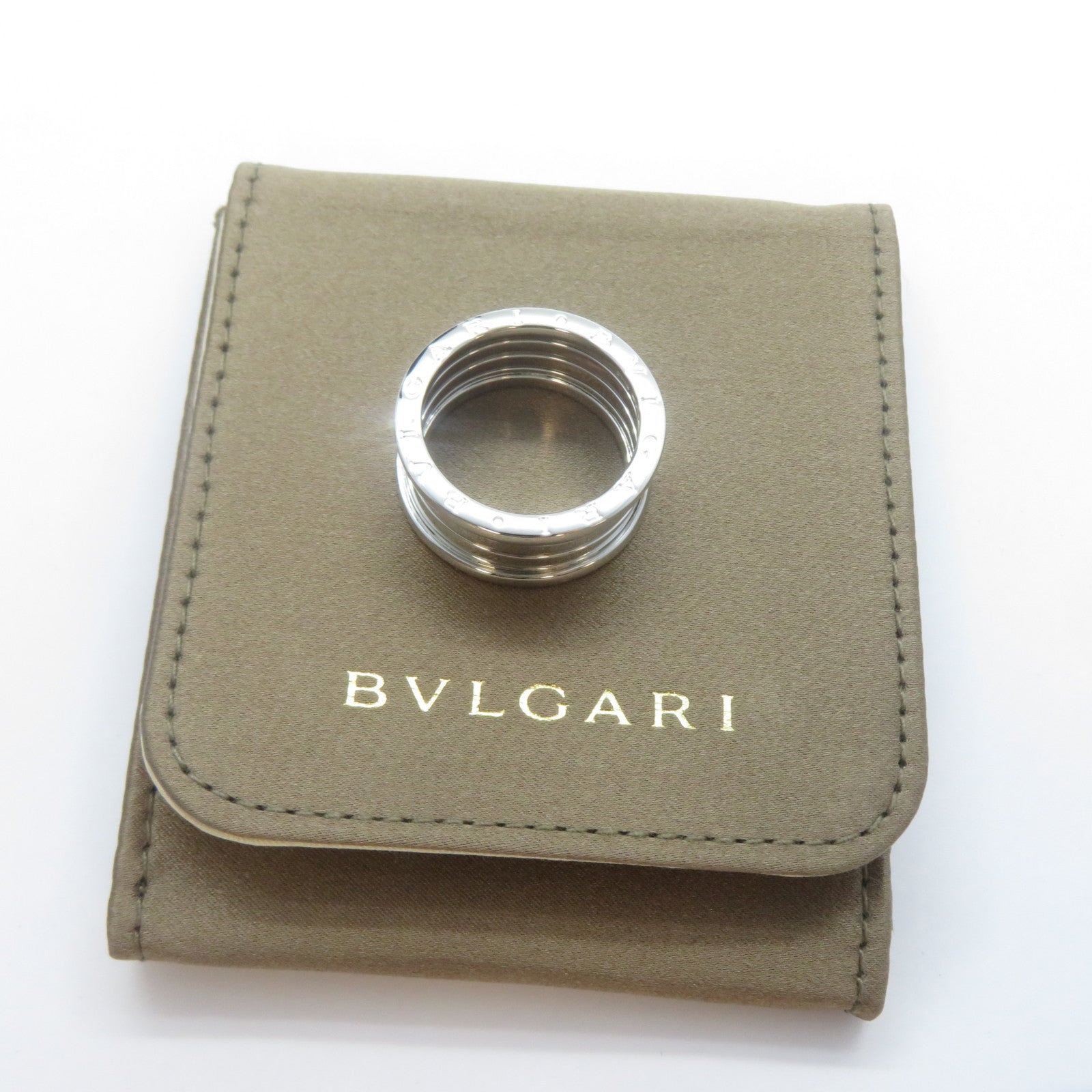 BVLGARI 18K白金B-zero1 Ring戒指US#9.5/Bvlgari#61