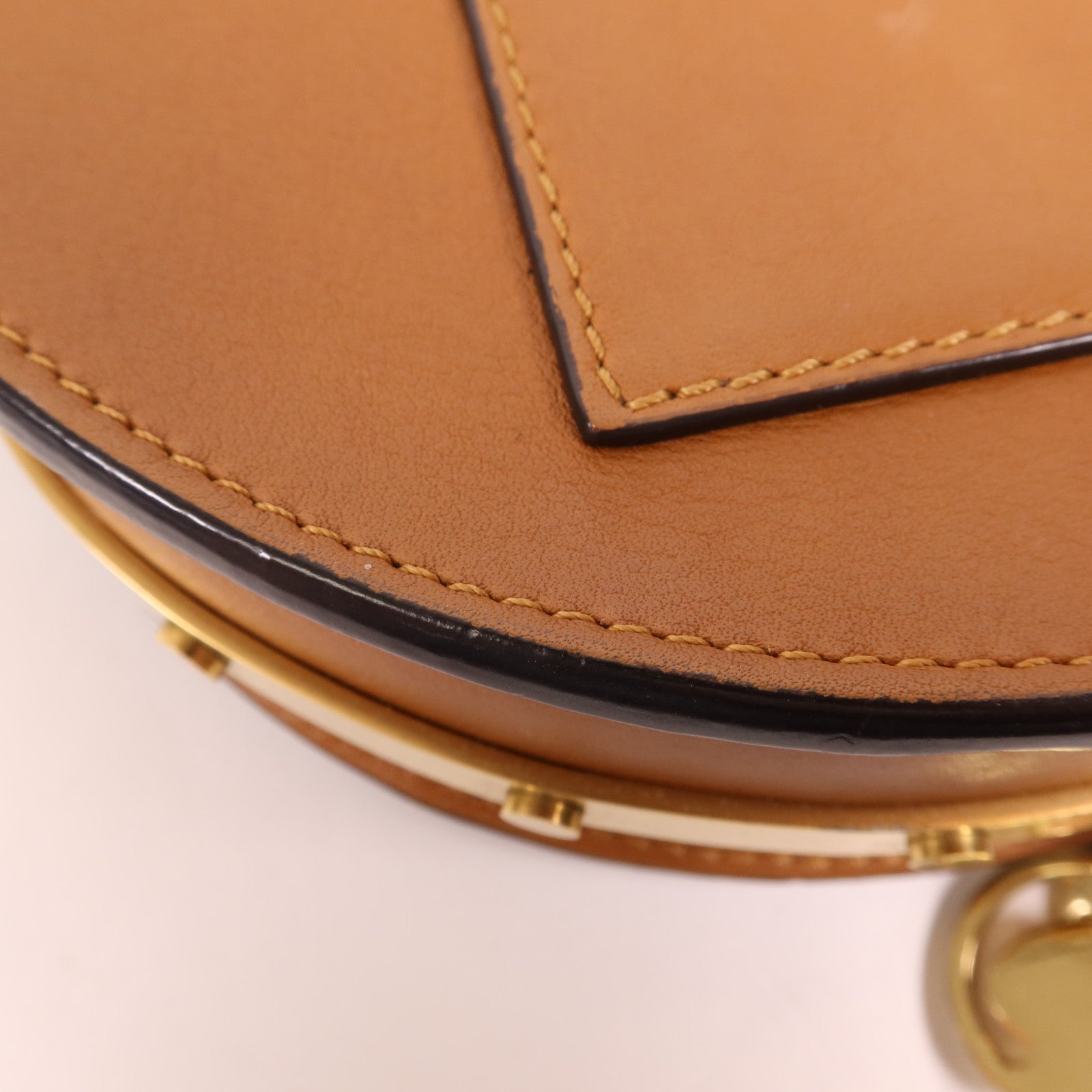 Chloe 牛皮皮革Shoulder Bag金扣手挽肩背兩用袋