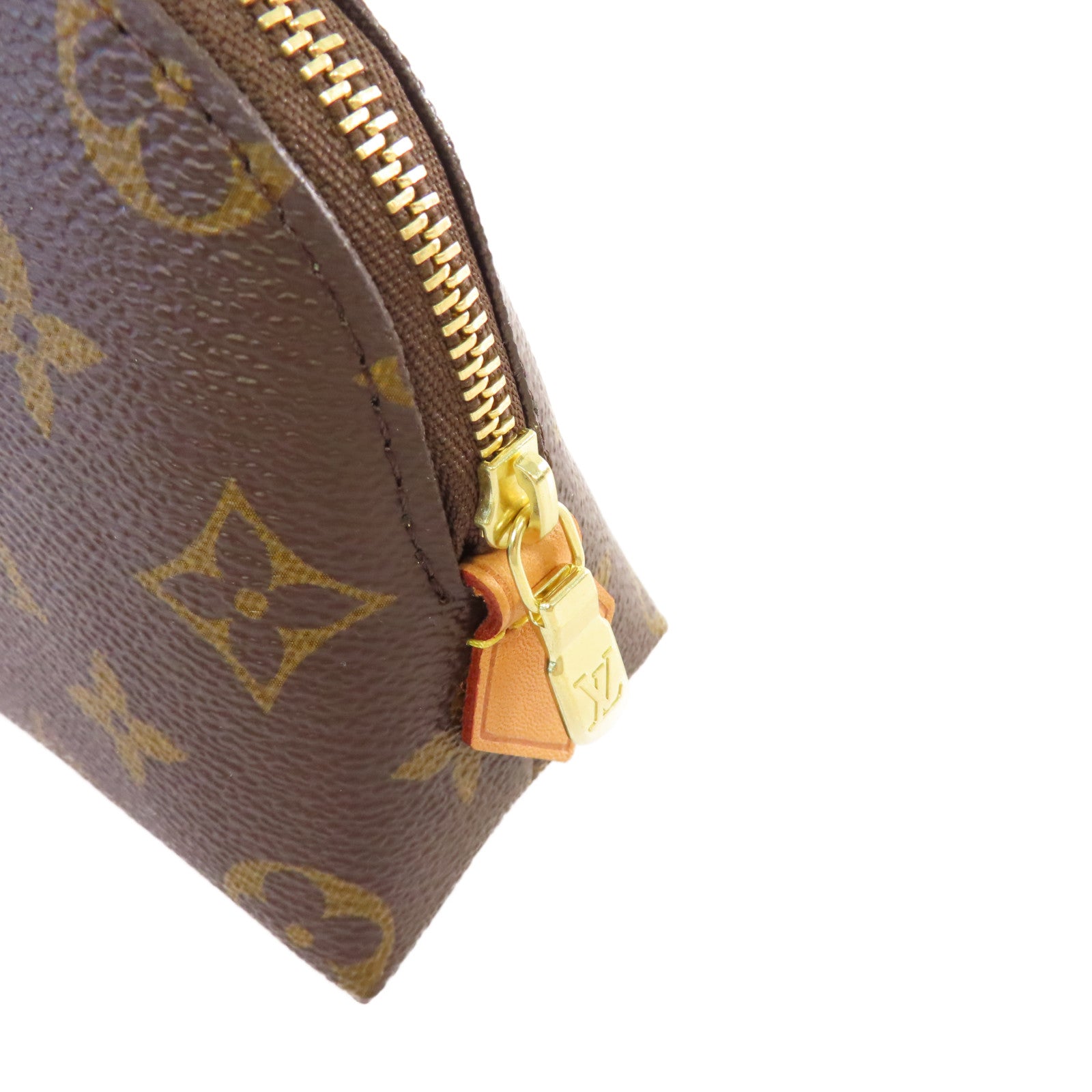 LOUIS VUITTON Monogram Cosmetic Pouch PM化妝包啡色