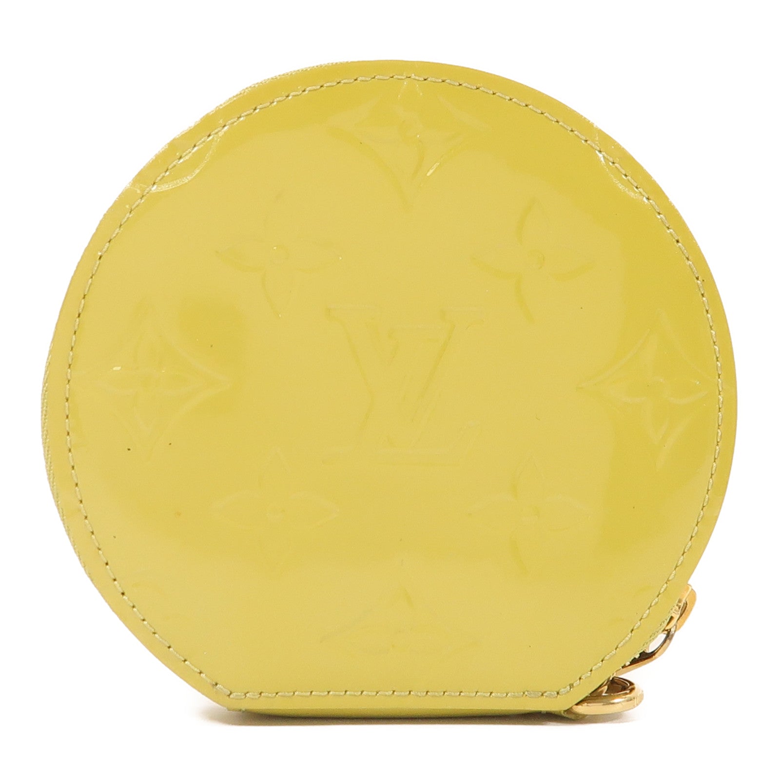 LOUIS VUITTON Monogram Vernis Coin Purse金扣零錢包