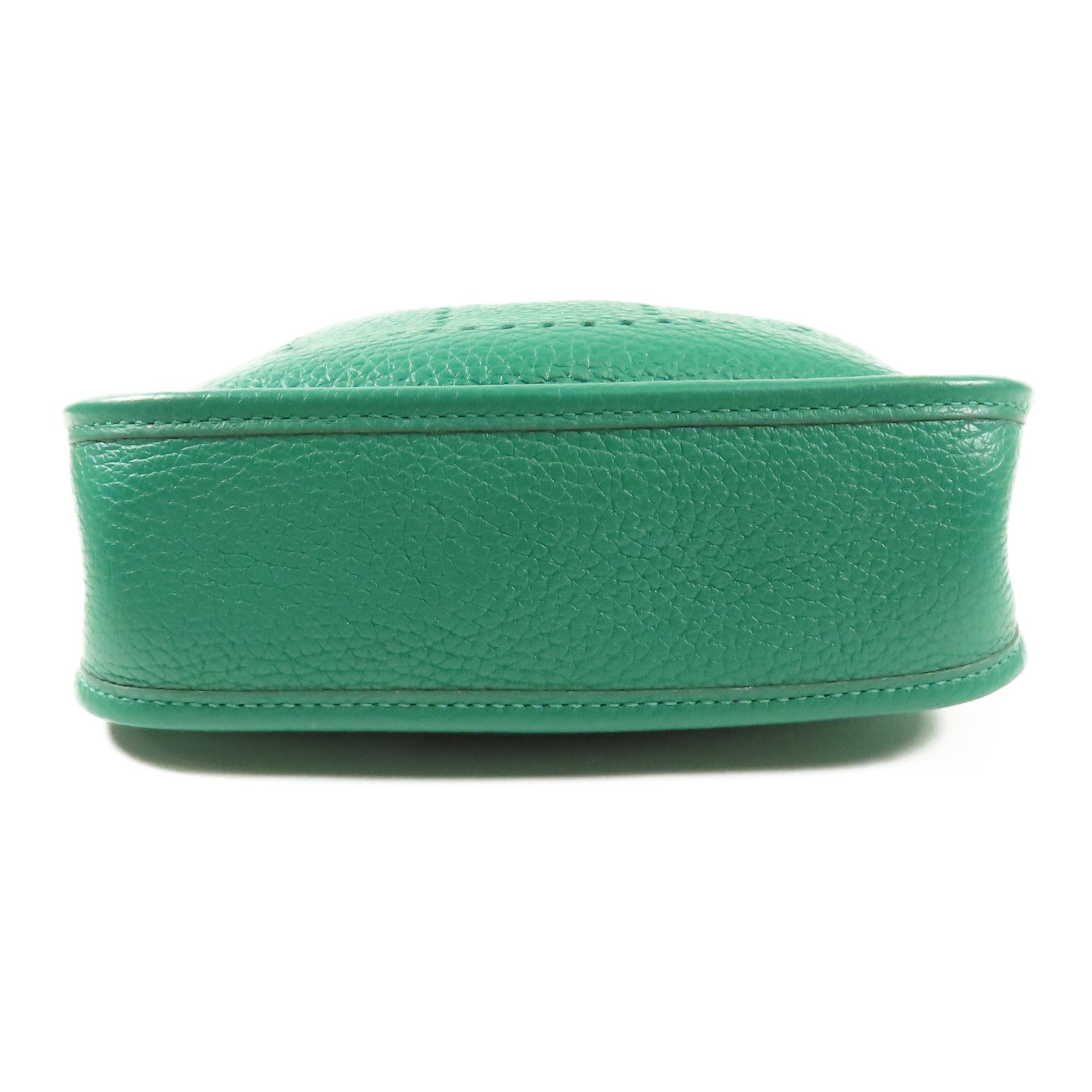 HERMES Clemence皮革Evelyne TPM銀扣肩背袋Menthe