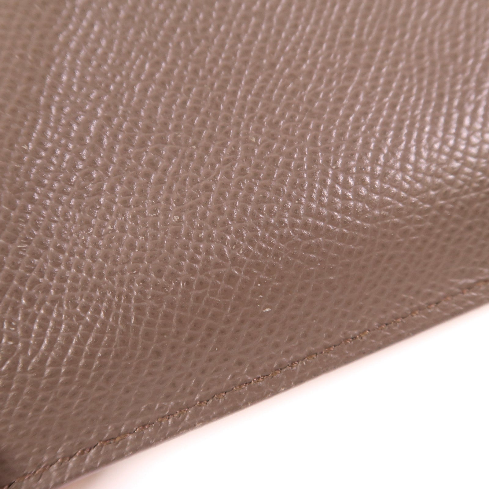 HERMES Epsom皮革Kelly Pocket金扣錢包Etain