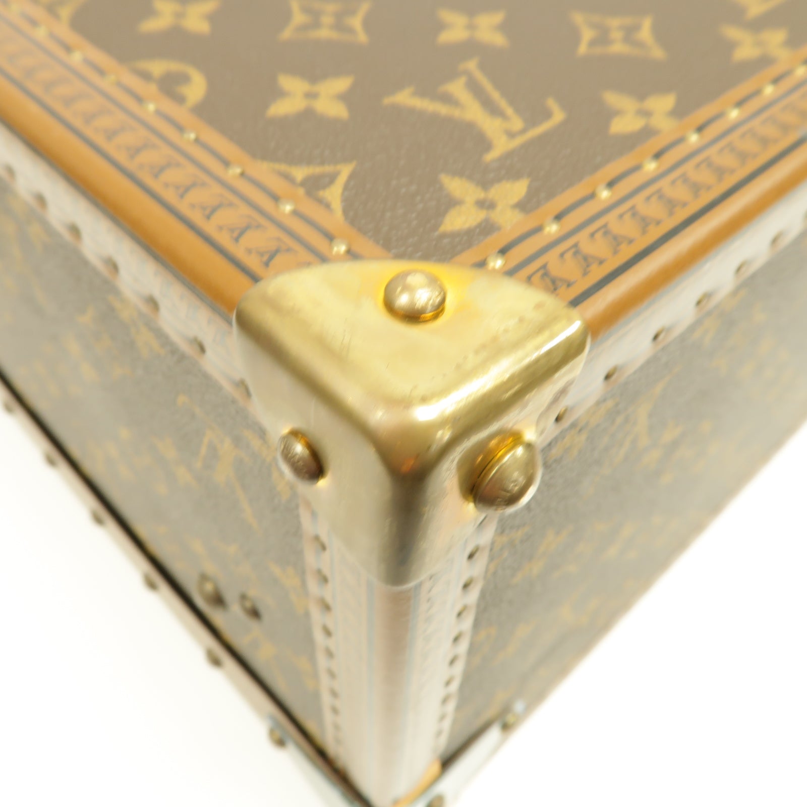 LOUIS VUITTON Monogram Alzer金扣行李箱啡色