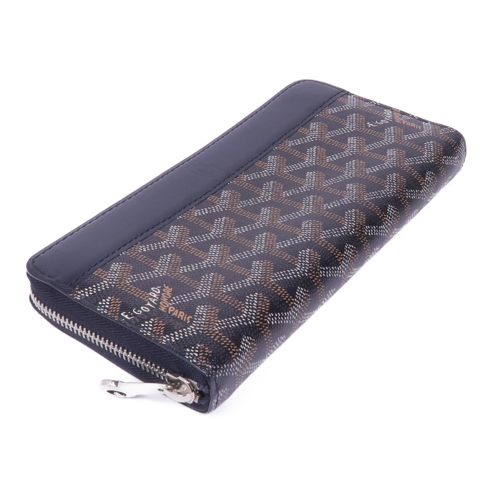 GOYARD 塗層帆布Long Wallet銀扣長錢包