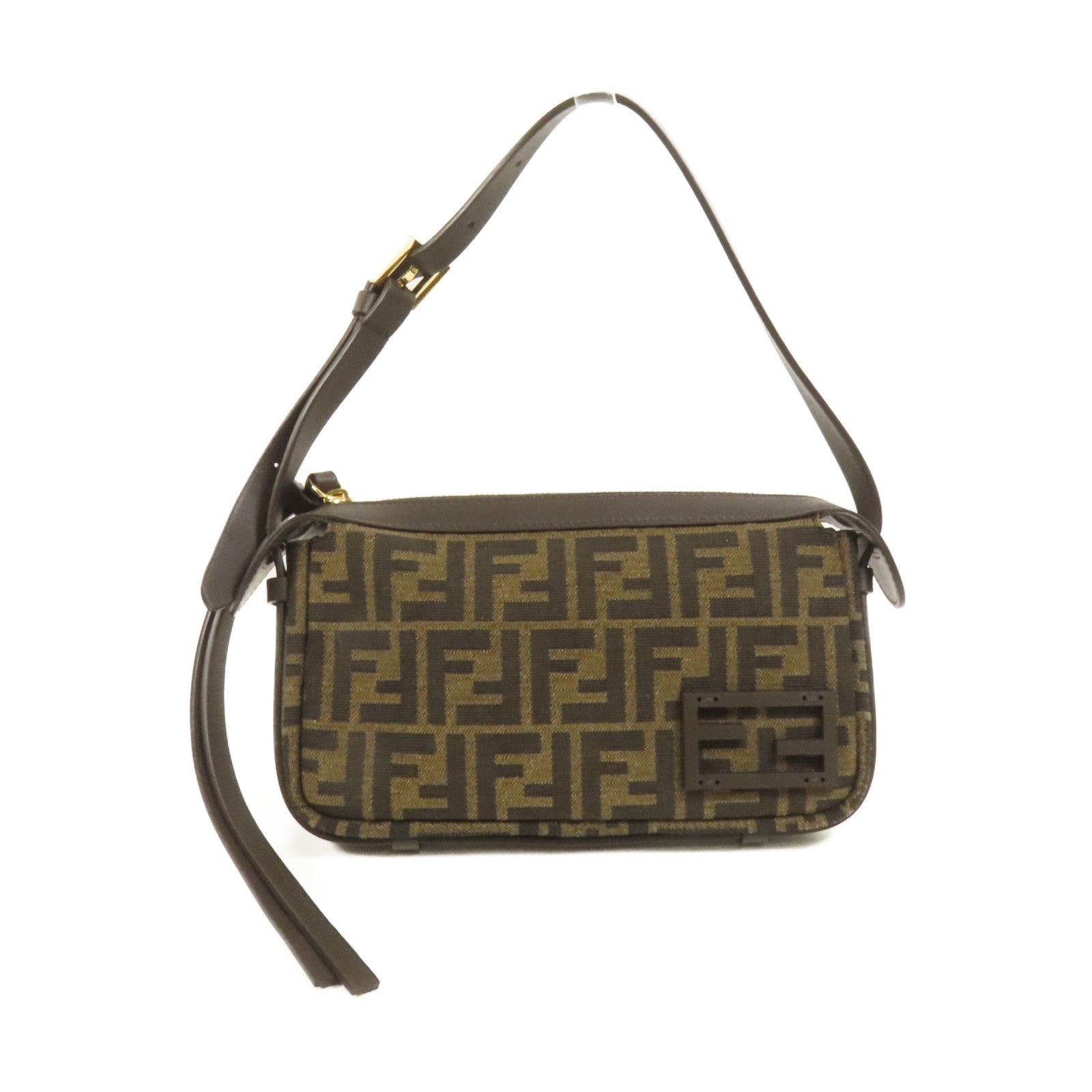 FENDI 帆布Simply Fendi Mini肩背袋