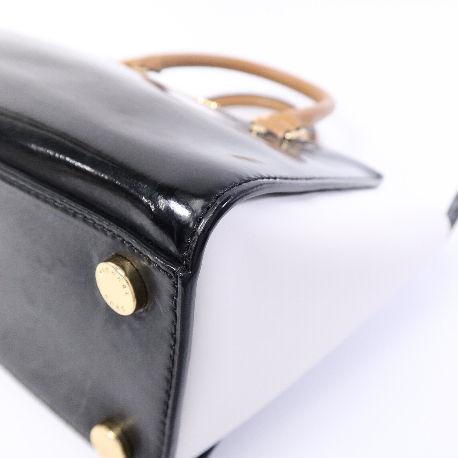 Michael Kors 漆皮皮革2 Way Shoulder Bag手挽肩背兩用袋