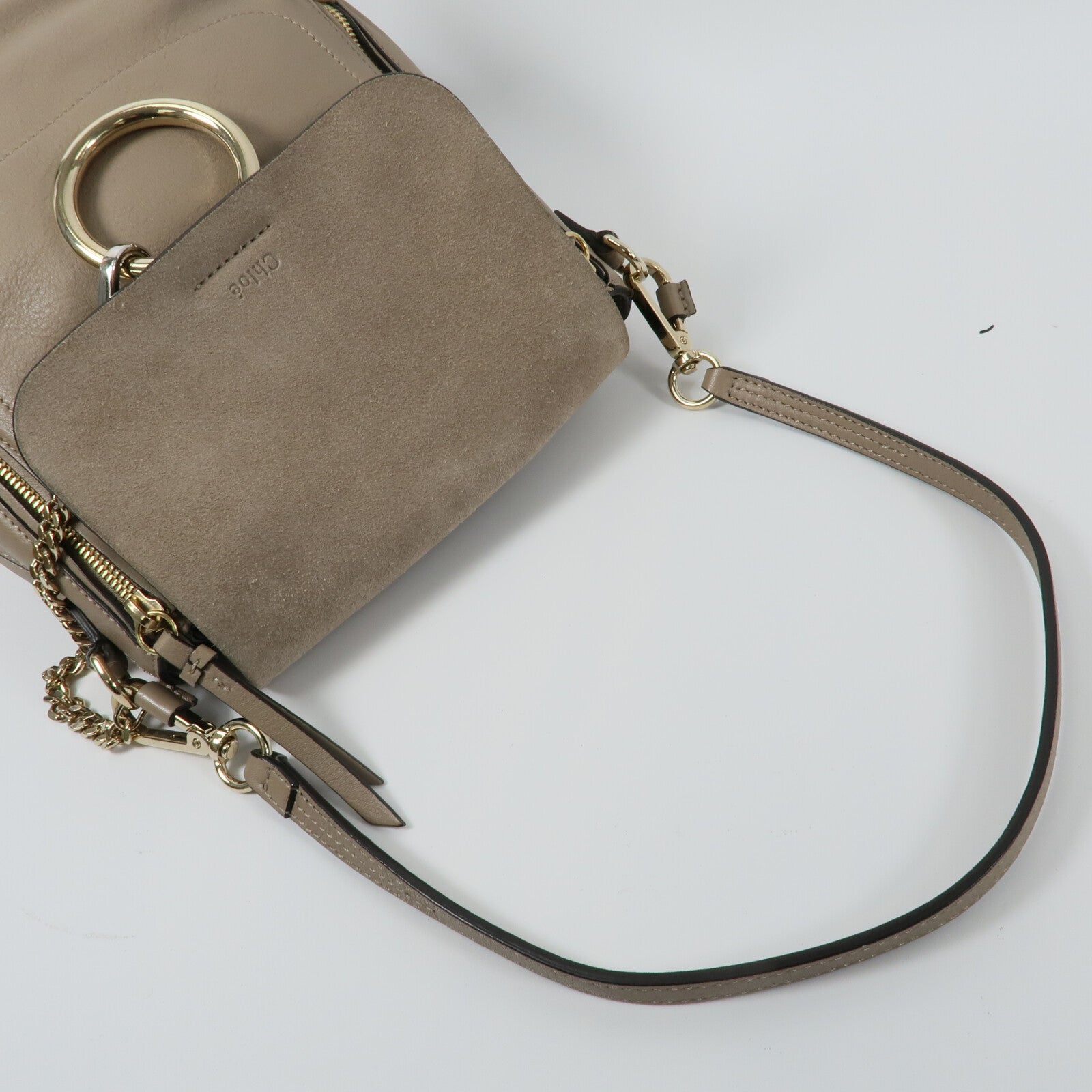 Chloe 牛皮皮革/Suede Faye Backpack背包