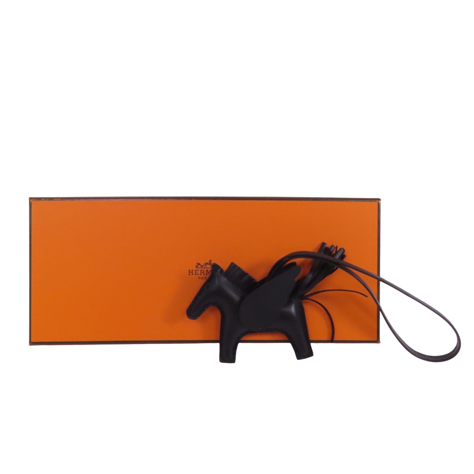 HERMES Milo皮革Rodeo Pegase PM掛飾