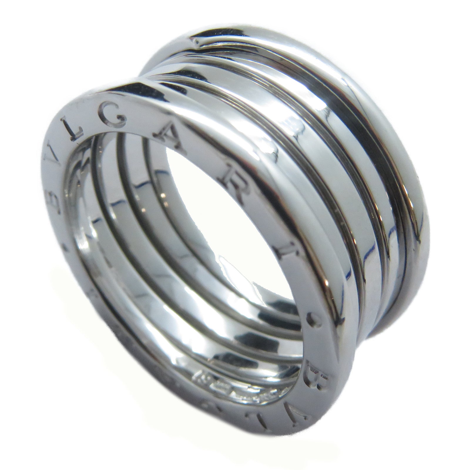 BVLGARI 18K白金B-zero1 Ring戒指US#9.5/Bvlgari#61