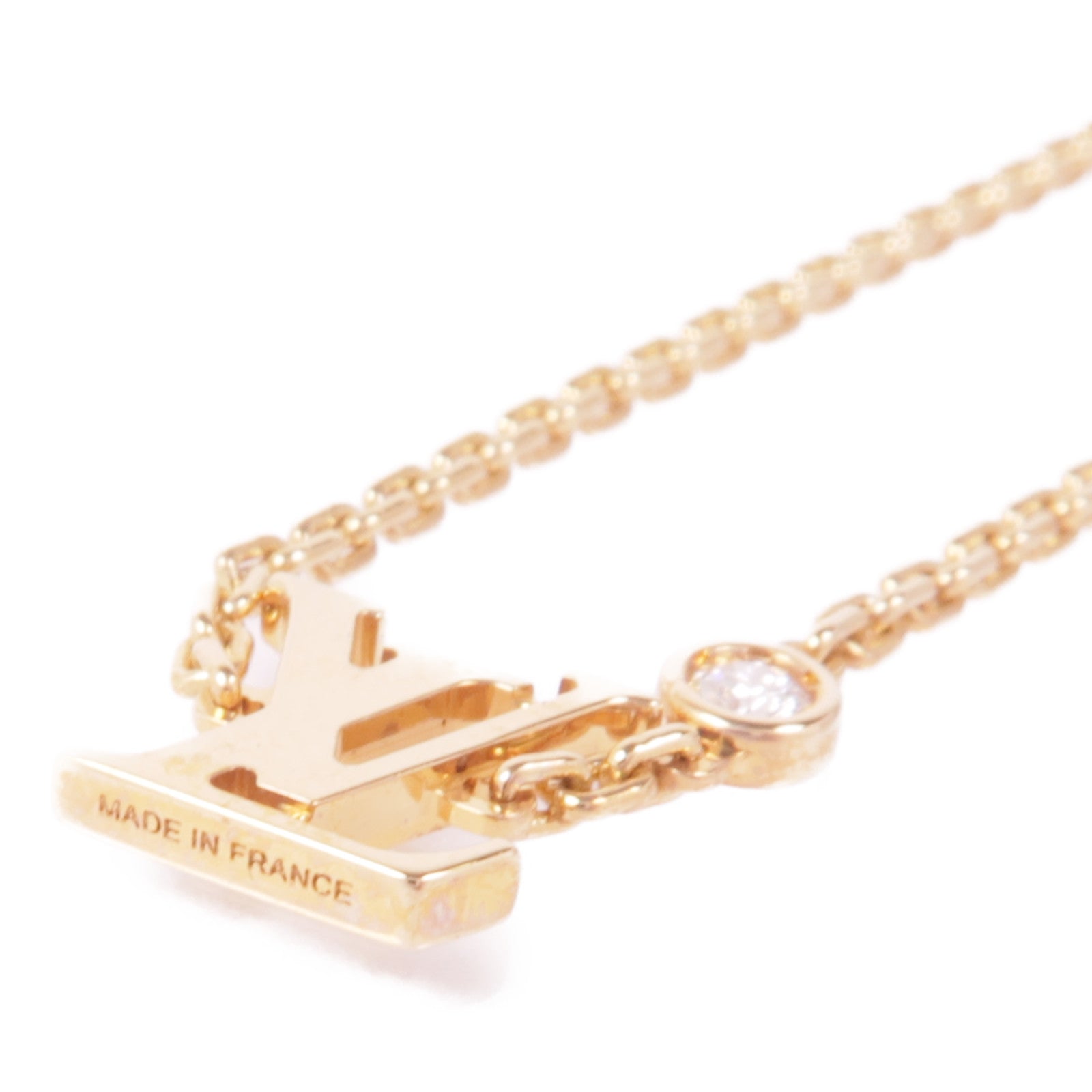 LOUIS VUITTON 18K玫瑰金Idylle Blossom 1P Diamond Bracelet鑽石手鏈