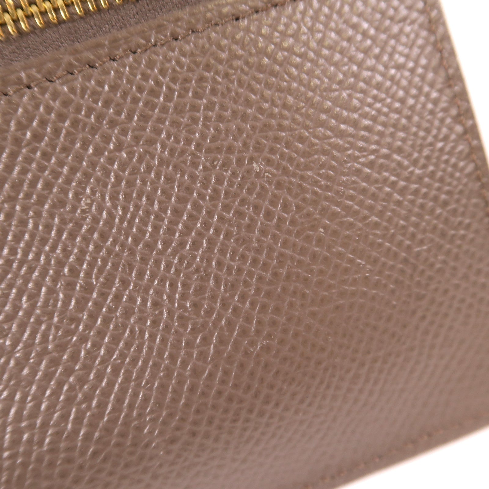 HERMES Epsom皮革Kelly Pocket金扣錢包Etain
