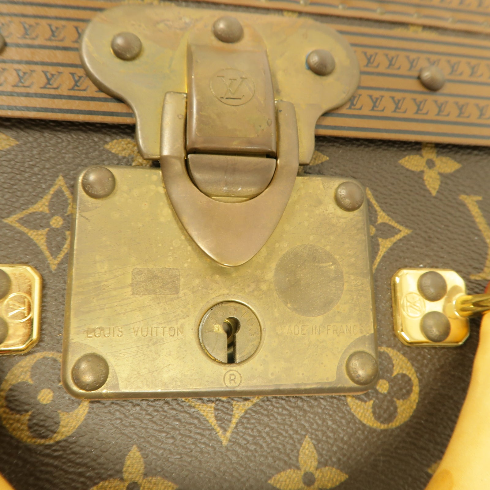 LOUIS VUITTON Monogram Alzer金扣行李箱啡色
