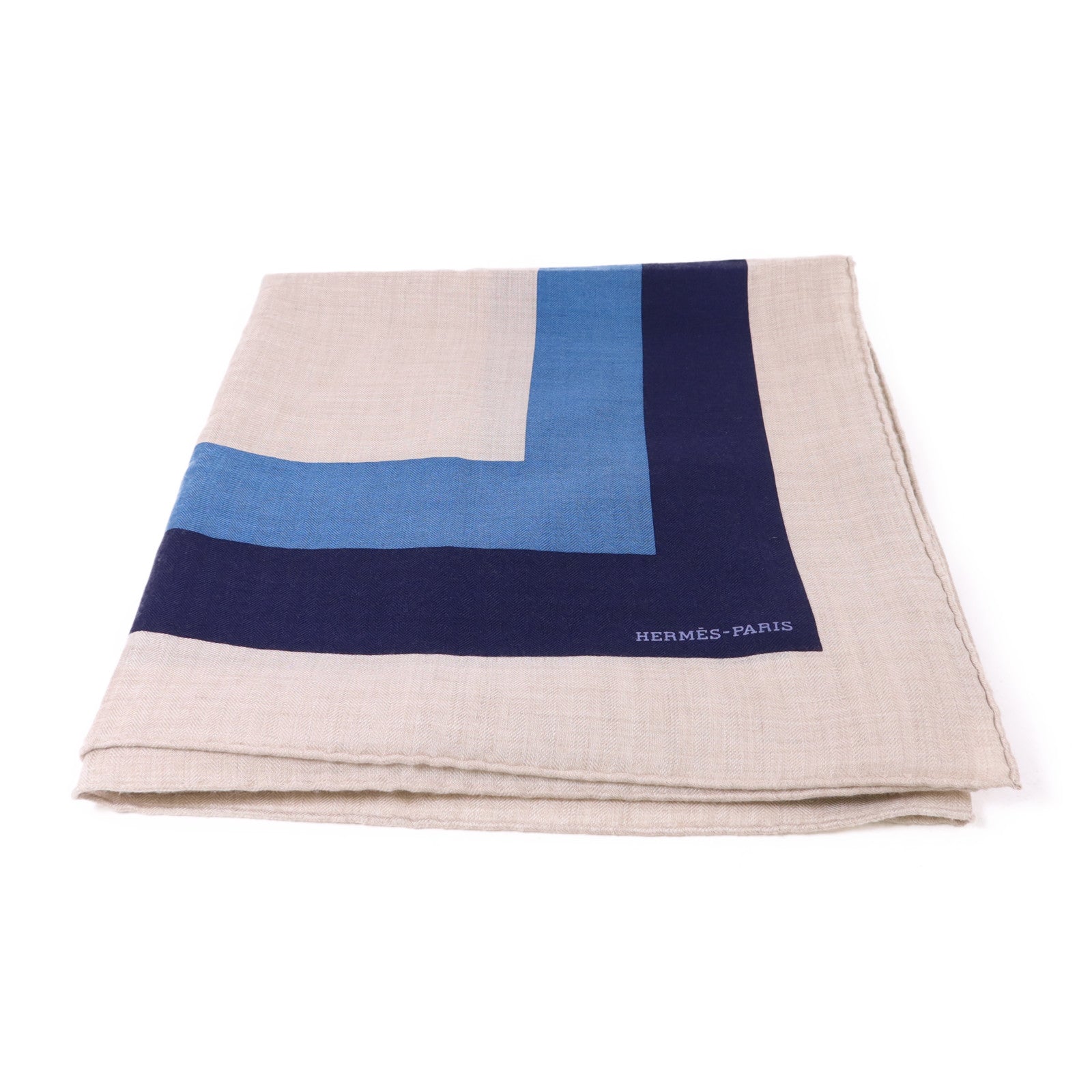 HERMES 絲質/羊絨Scarf 140X140絲巾