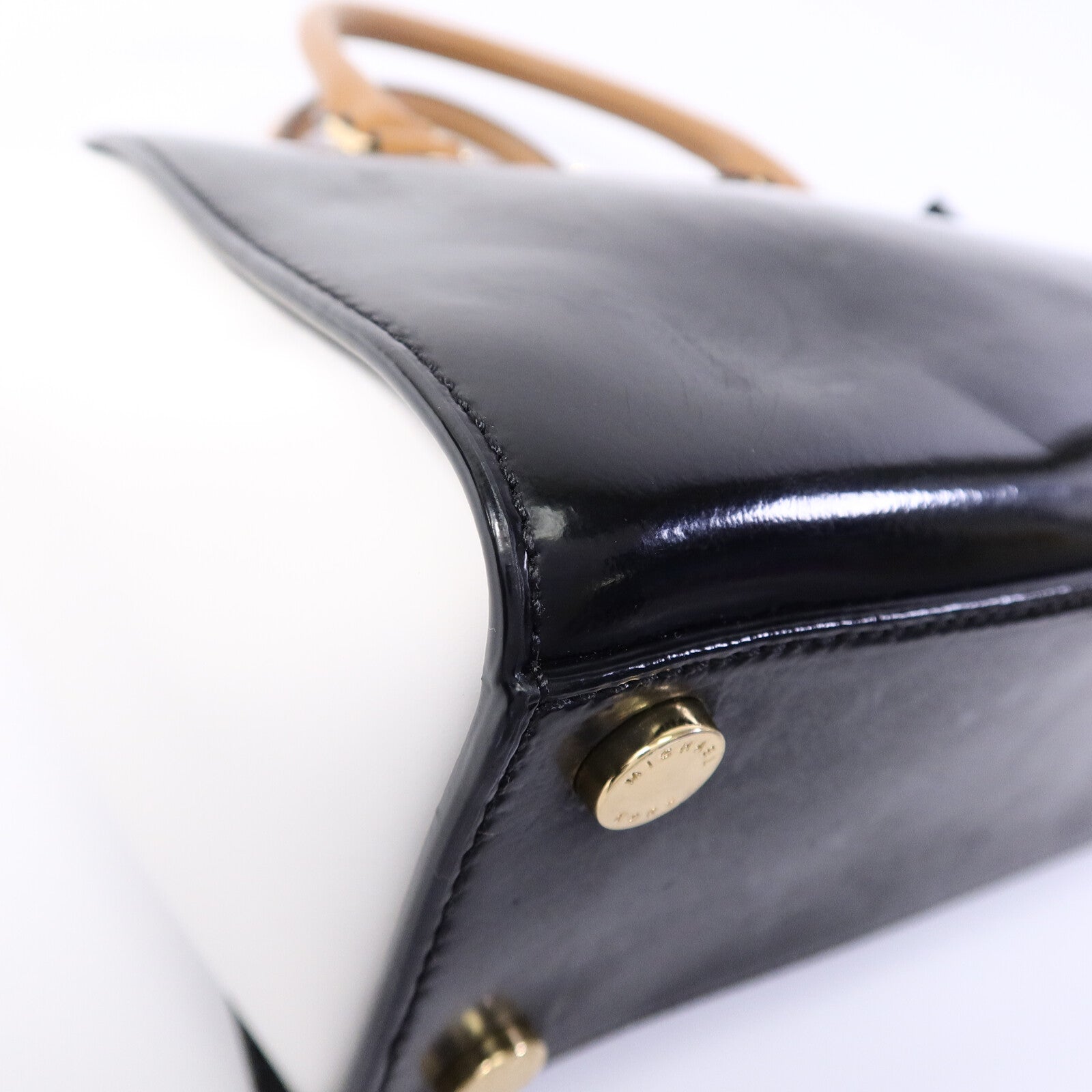 Michael Kors 漆皮皮革2 Way Shoulder Bag手挽肩背兩用袋
