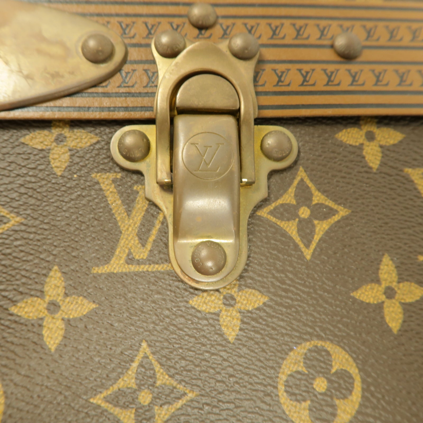 LOUIS VUITTON Monogram Alzer金扣行李箱啡色