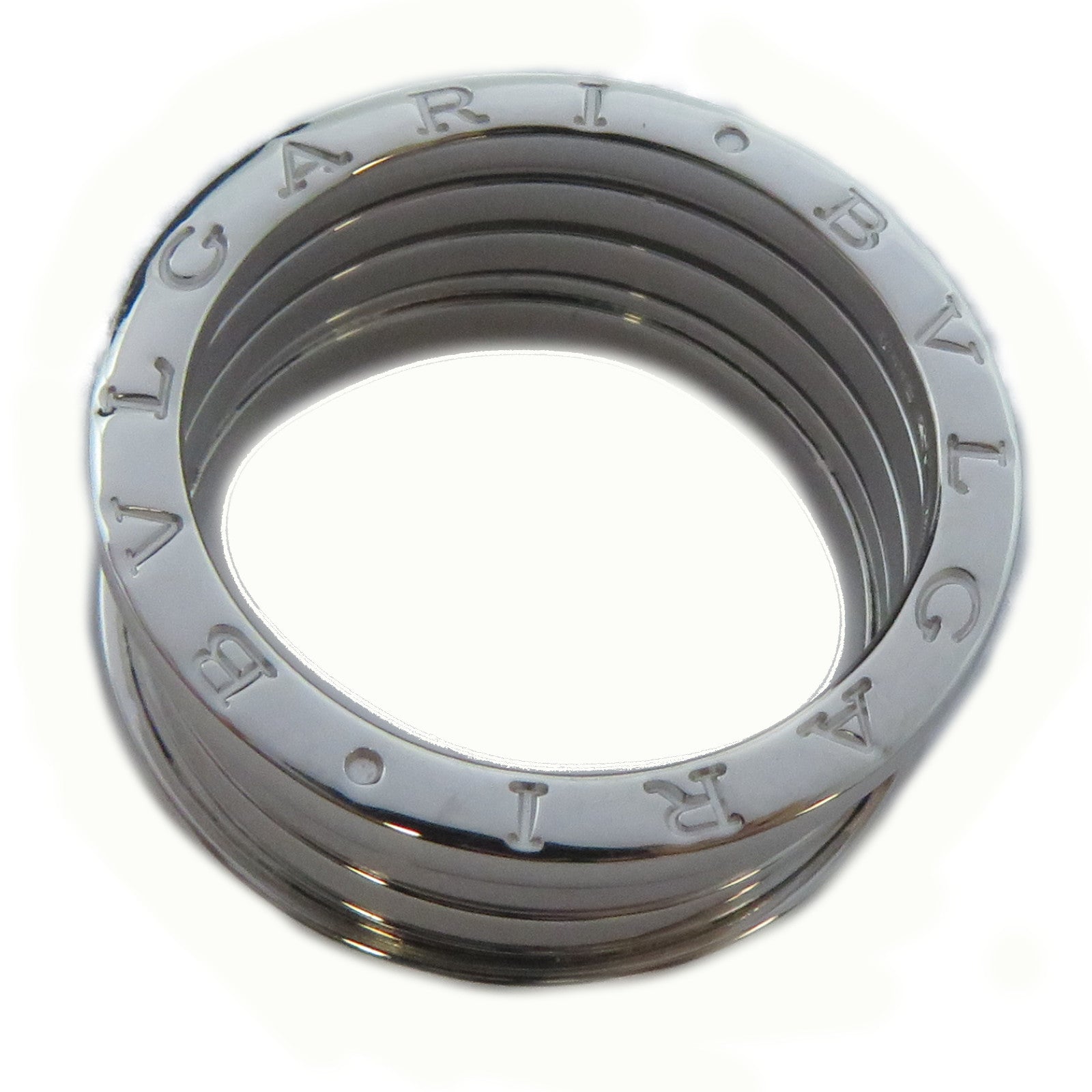 BVLGARI 18K白金B-zero1 Ring戒指US#9.5/Bvlgari#61