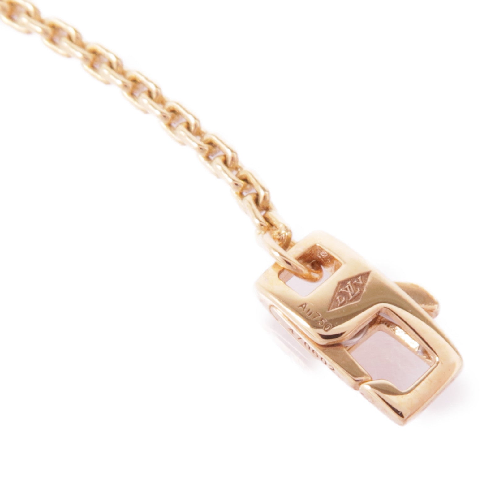 LOUIS VUITTON 18K玫瑰金Idylle Blossom 1P Diamond Bracelet鑽石手鏈