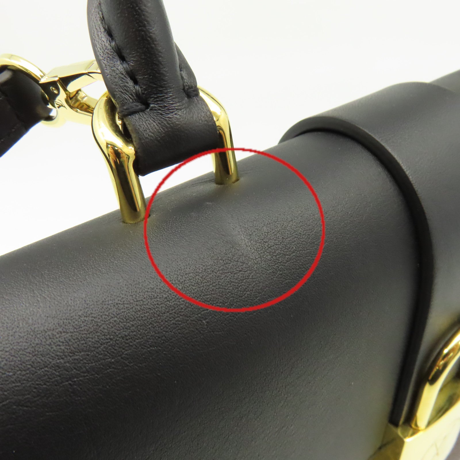 LOUIS VUITTON Monogram Lockit BB 2Way Shoulder Bag金扣手挽肩兩用袋啡色/黑色