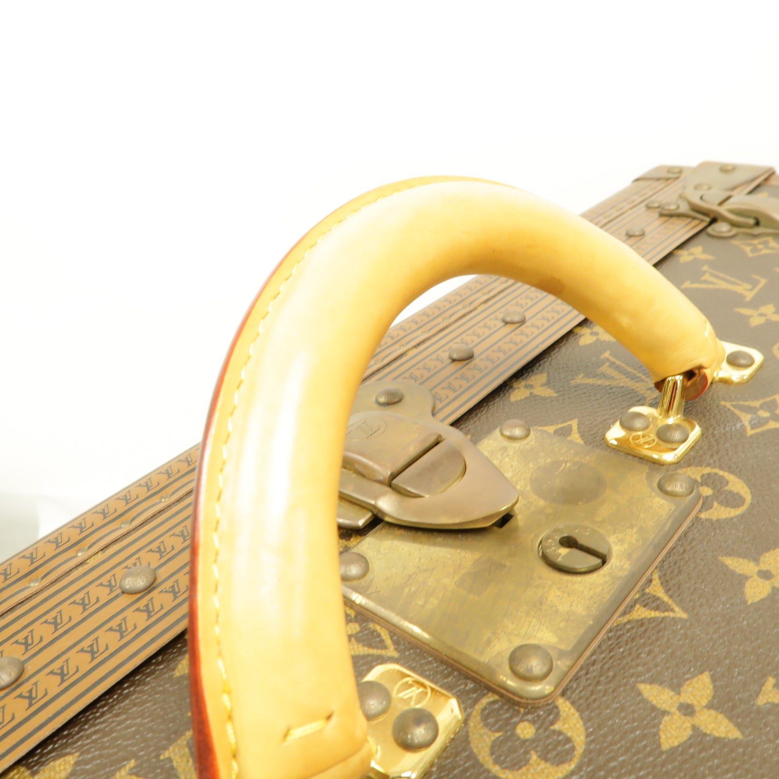 LOUIS VUITTON Monogram Alzer金扣行李箱啡色
