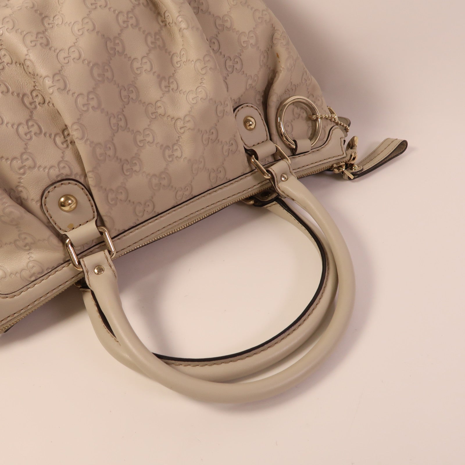 GUCCI 牛皮皮革2 Way Shoulder金扣手挽肩背兩用袋