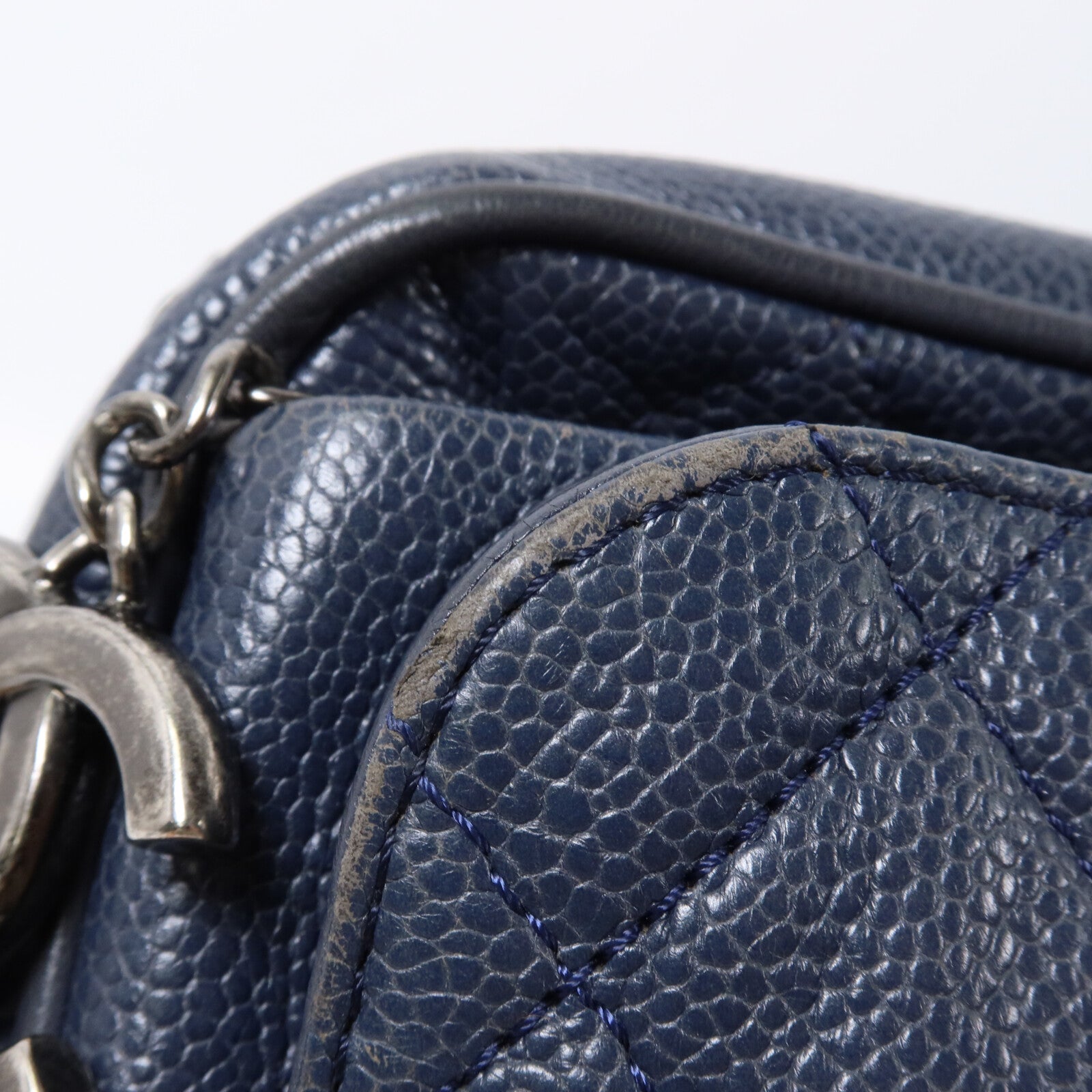 CHANEL 牛皮皮革Shoulder Bag鏈帶肩背袋