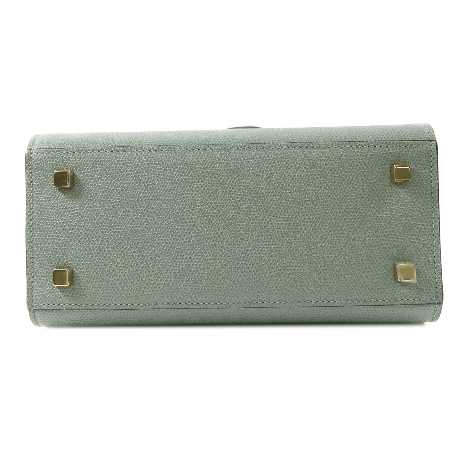 Valextra 牛皮皮革2 Way Shoulder Bag手挽肩背兩用袋藍色