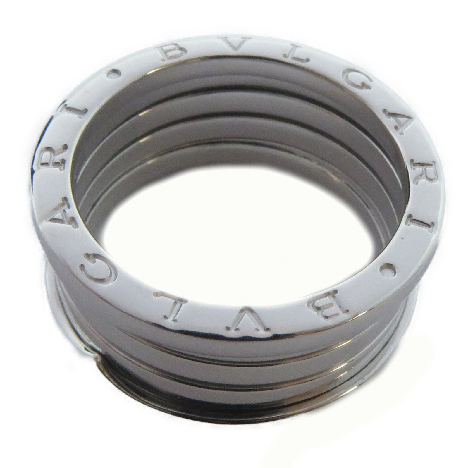 BVLGARI 18K白金B-zero1 Ring戒指US#9.5/Bvlgari#61