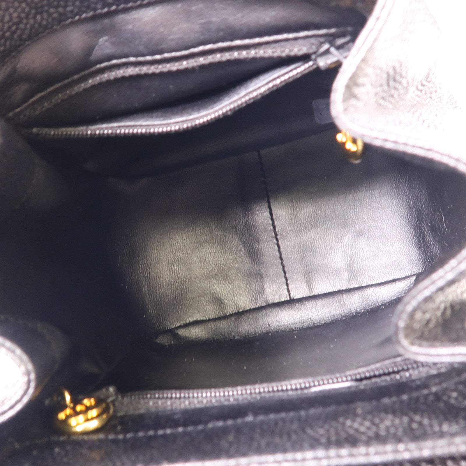 CHANEL 牛皮皮革Chain Shoulder金扣肩背袋