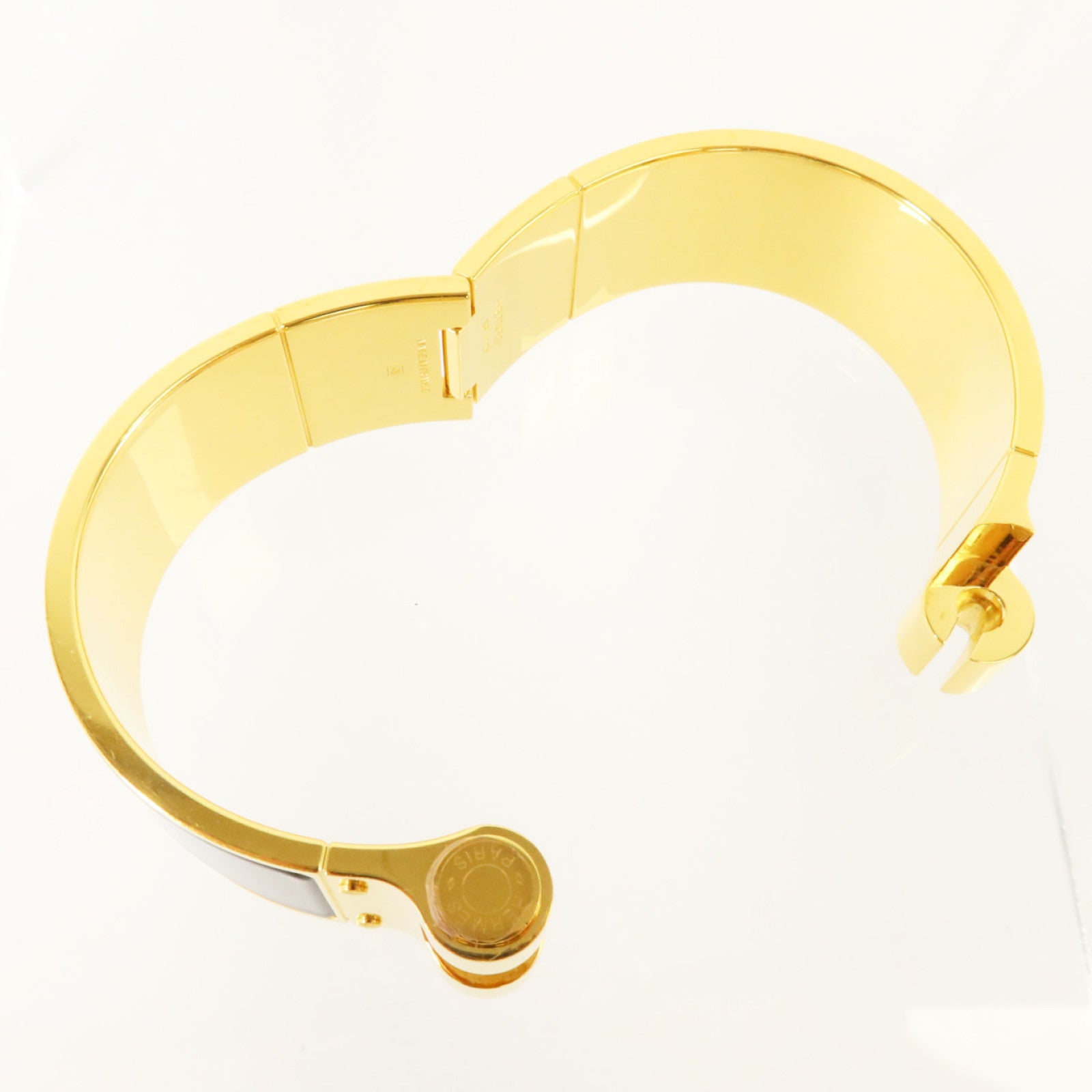 HERMES 金屬/琺瑯Charniere Bracelet金扣手鏈