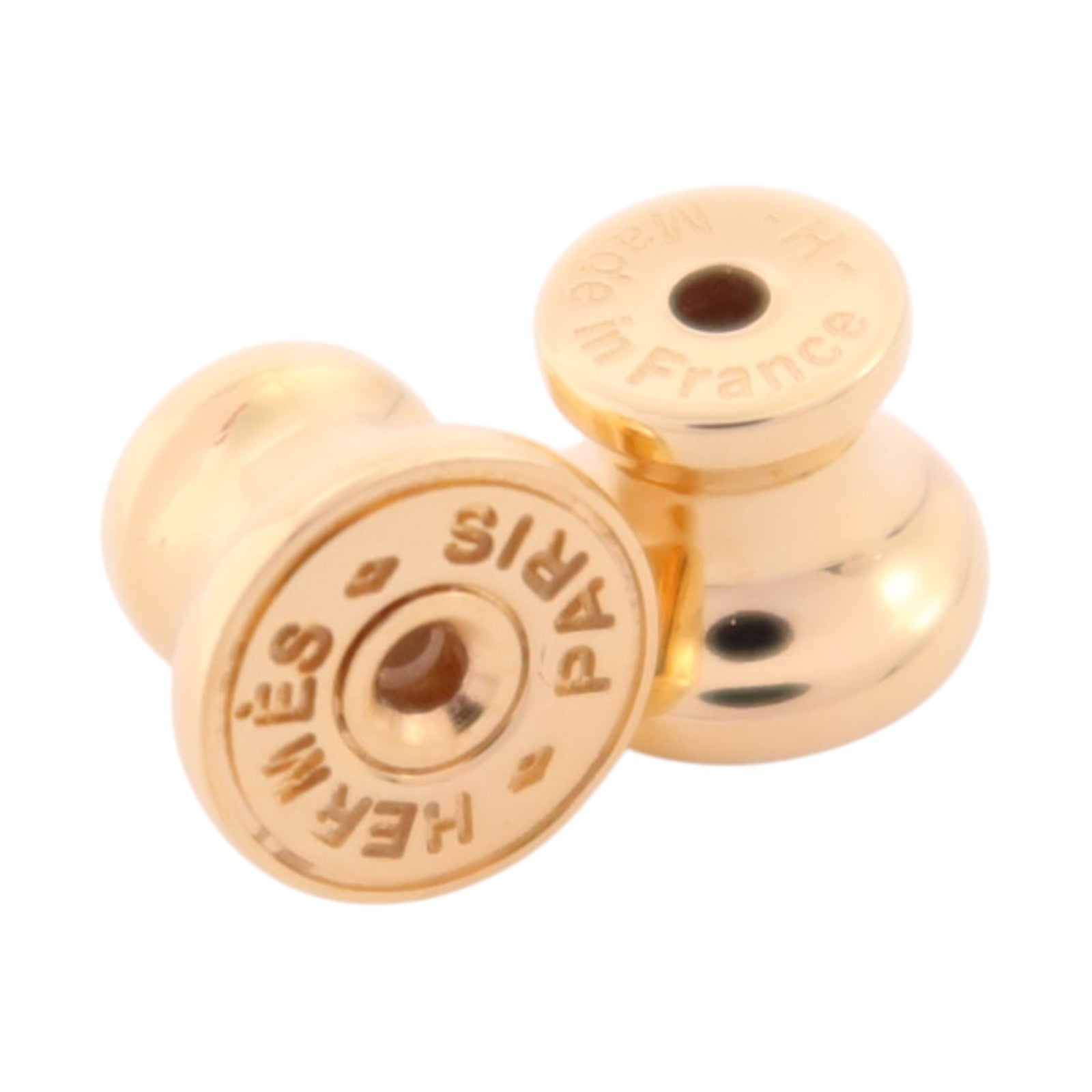 HERMES 金屬/琺瑯Mini Pop H Earrings金扣耳環