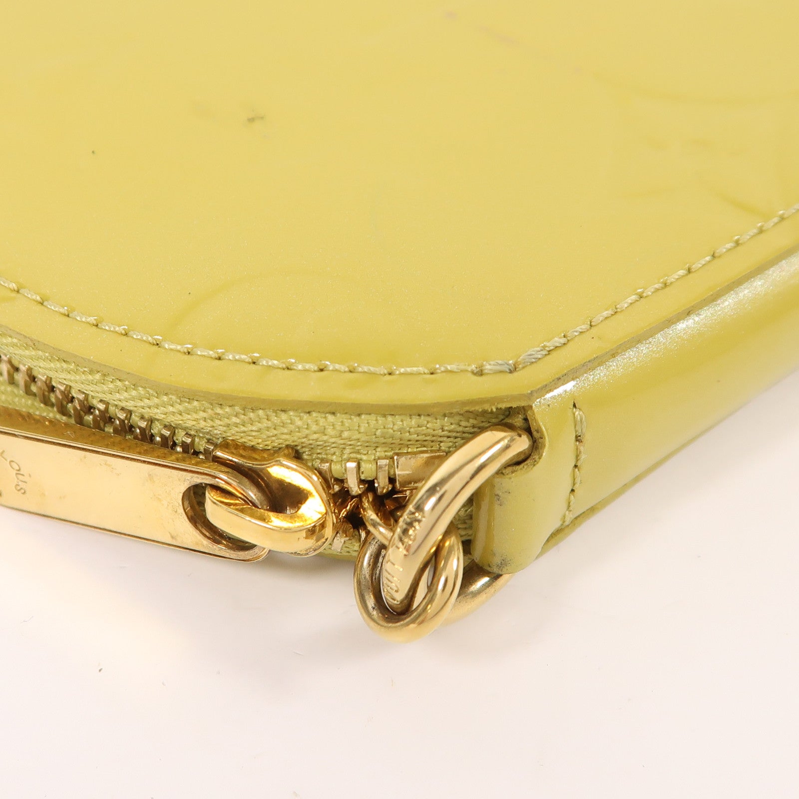 LOUIS VUITTON Monogram Vernis Coin Purse金扣零錢包