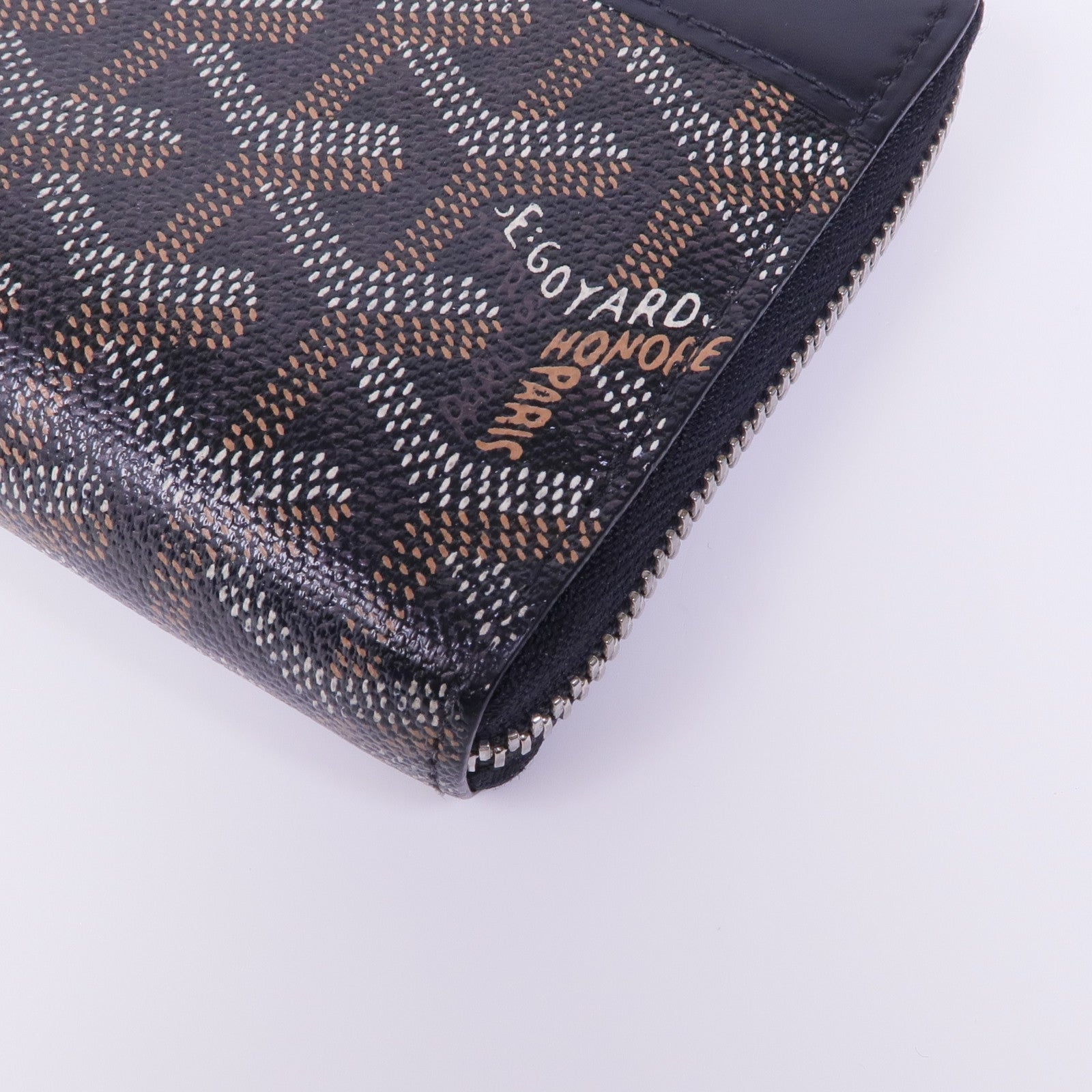 GOYARD 塗層帆布Long Wallet銀扣長錢包