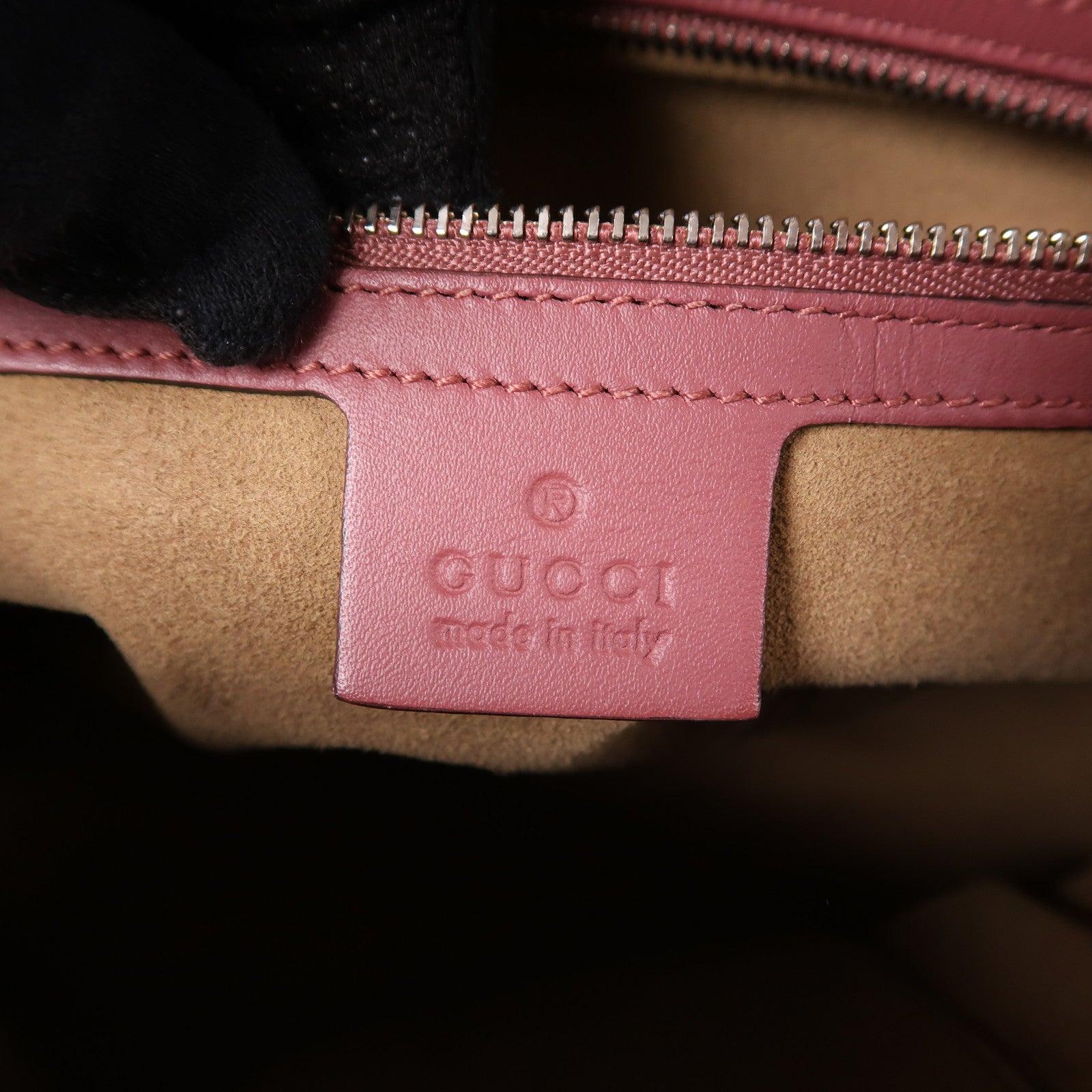 GUCCI 塗層帆布Shoulder Bag銀扣手挽肩背兩用袋