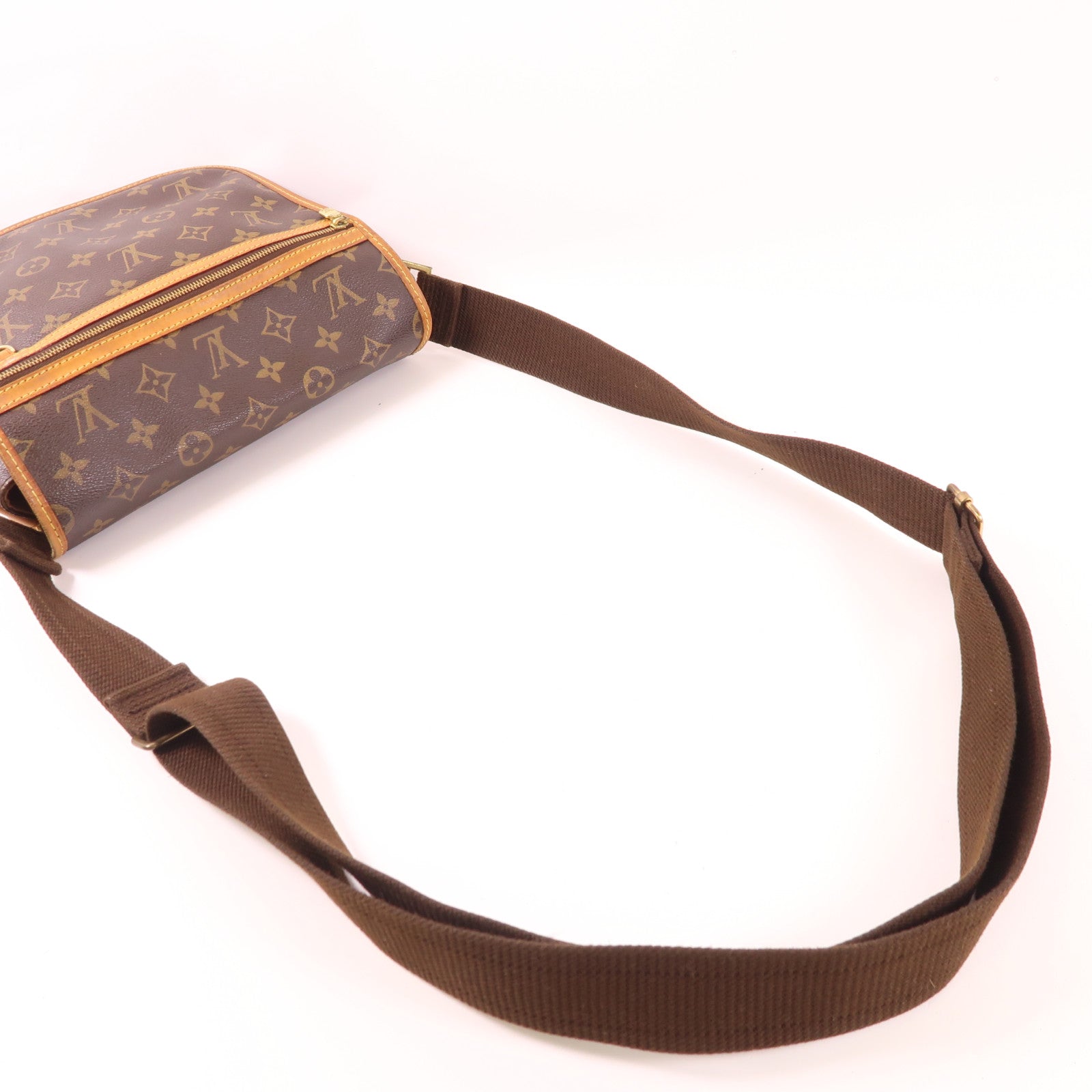 LOUIS VUITTON Monogram Bosphore金扣肩背袋
