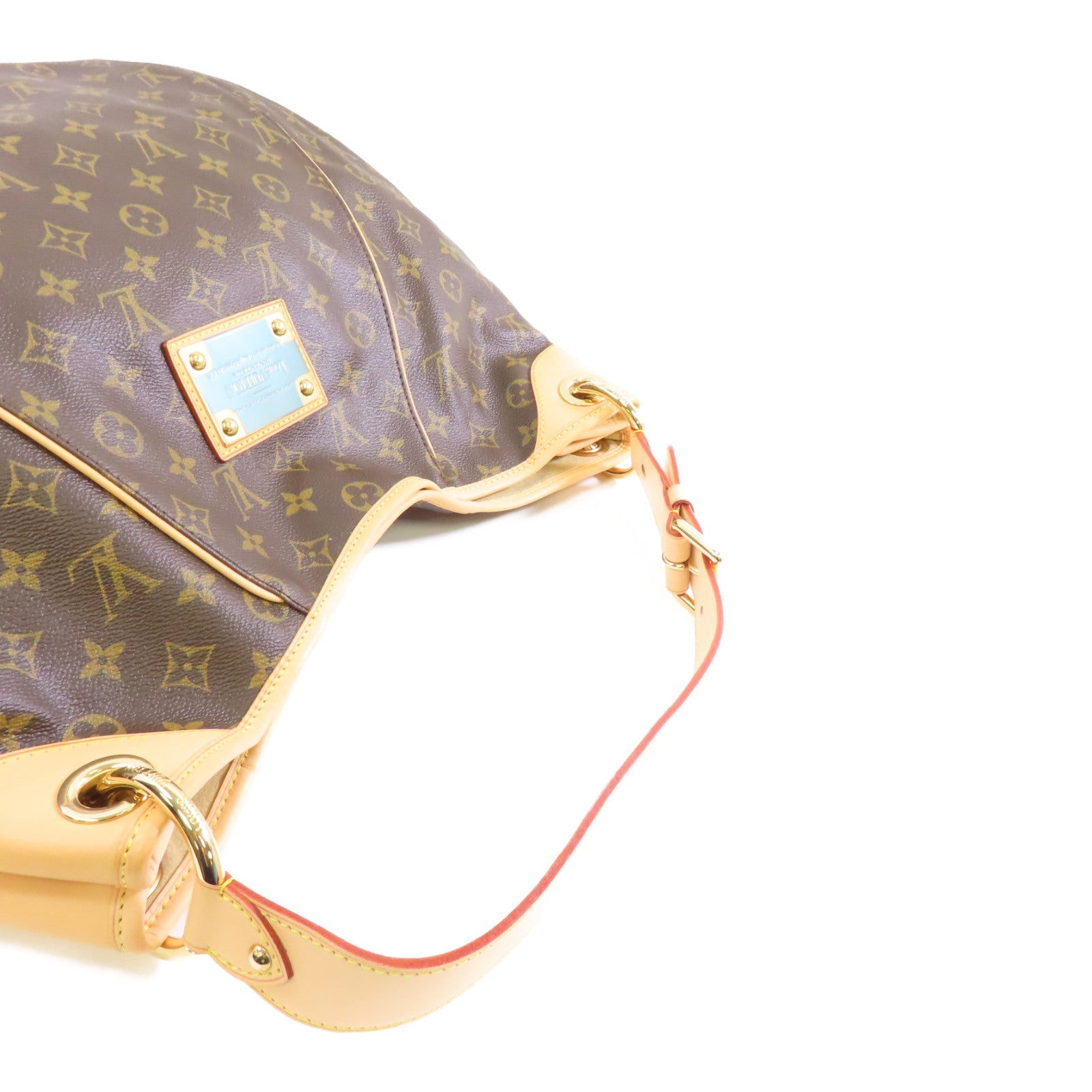 LOUIS VUITTON Monogram Galliera GM金扣肩背袋棕色
