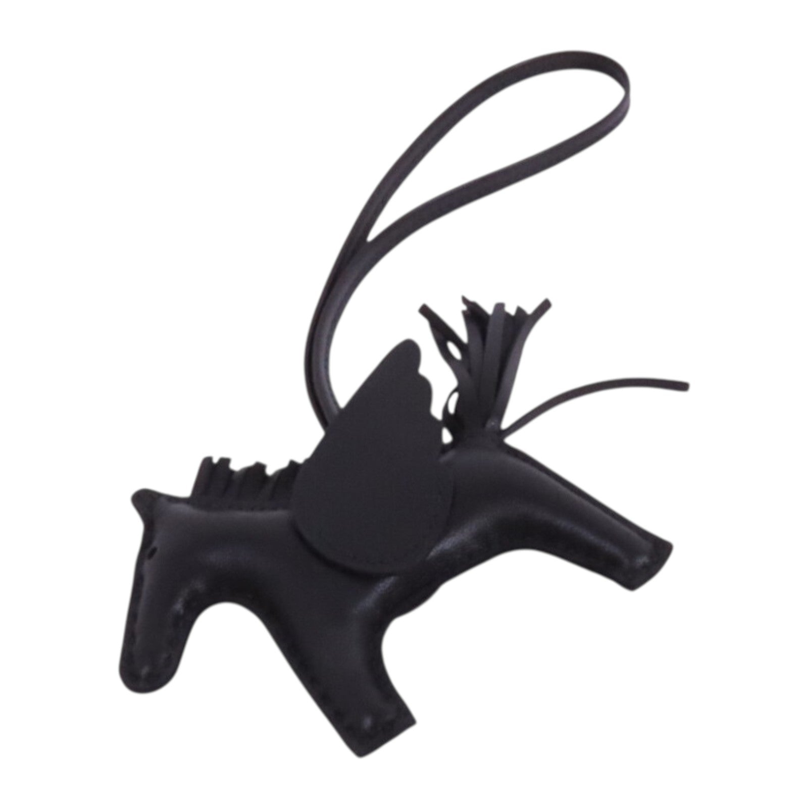 HERMES Milo皮革Rodeo Pegase PM掛飾