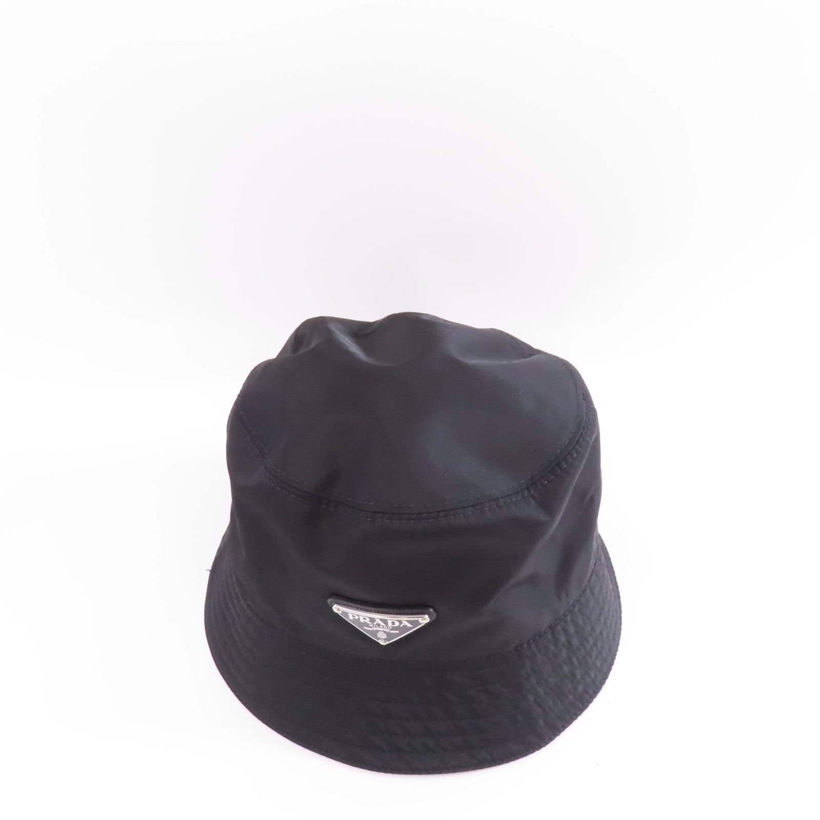 PRADA 尼龍Re-Nylon Bucket Hat帽子黑色