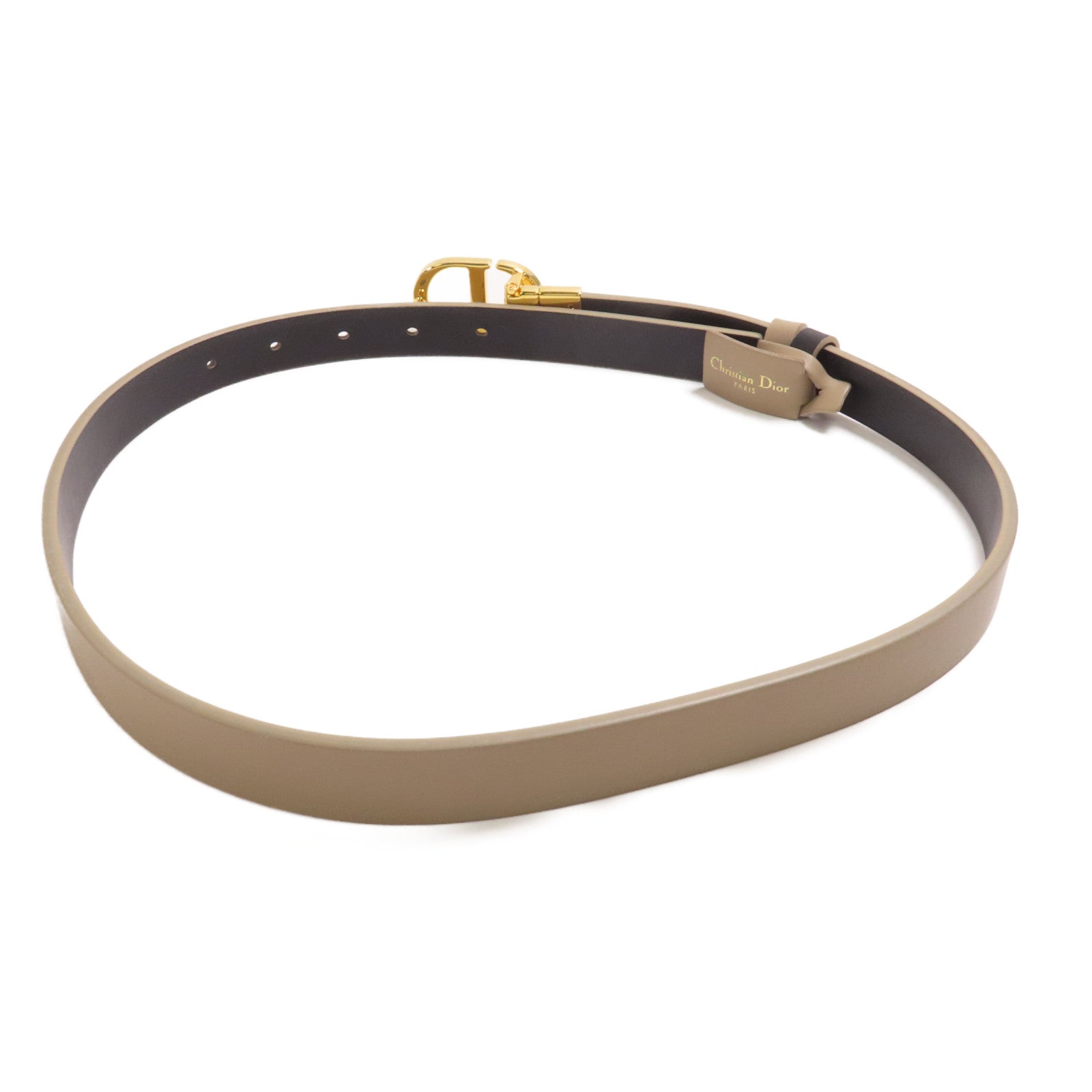 Dior 牛皮皮革30 Montaigne Reversible Belt金扣皮帶