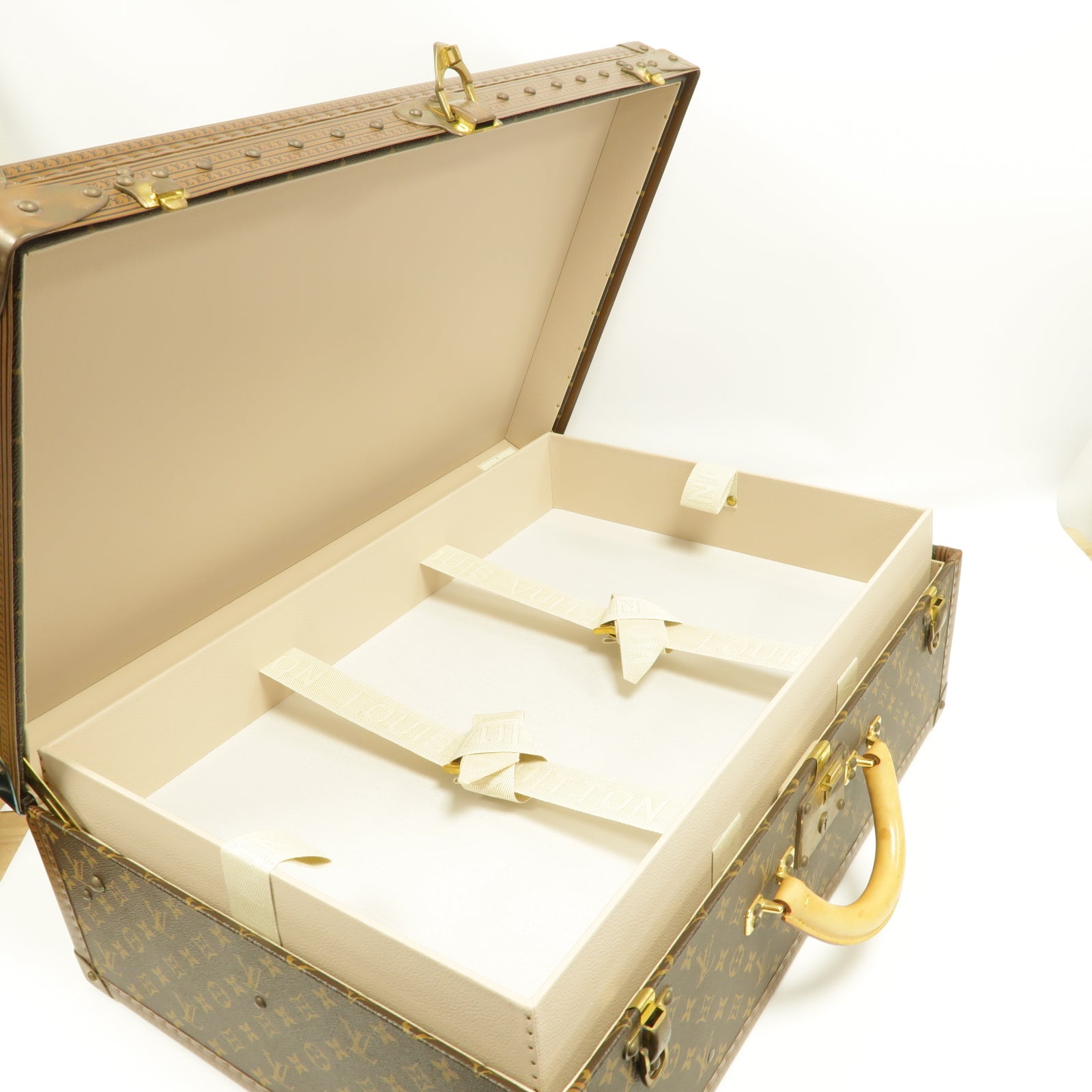 LOUIS VUITTON Monogram Alzer金扣行李箱啡色