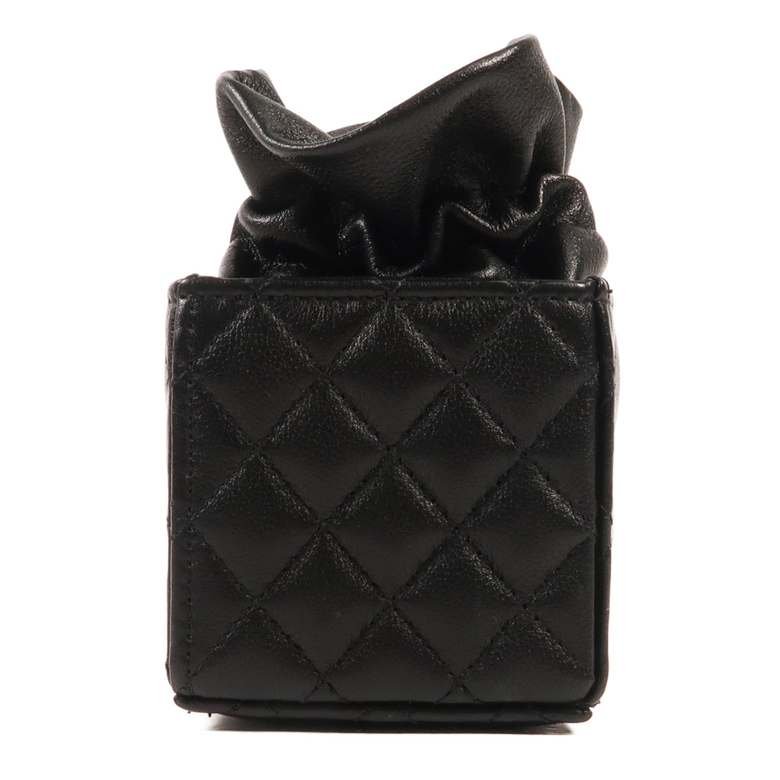 CHANEL 牛皮皮革Mini Box金扣肩背袋