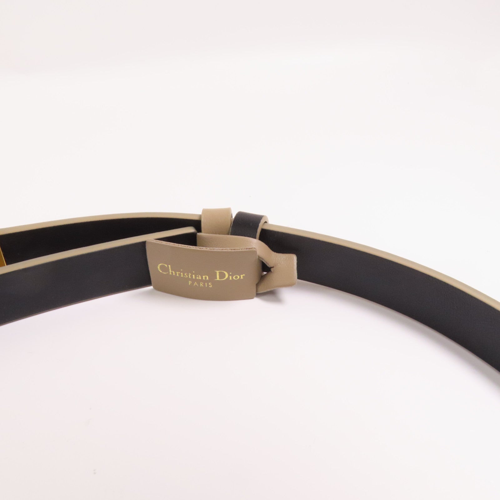 Dior 牛皮皮革30 Montaigne Reversible Belt金扣皮帶