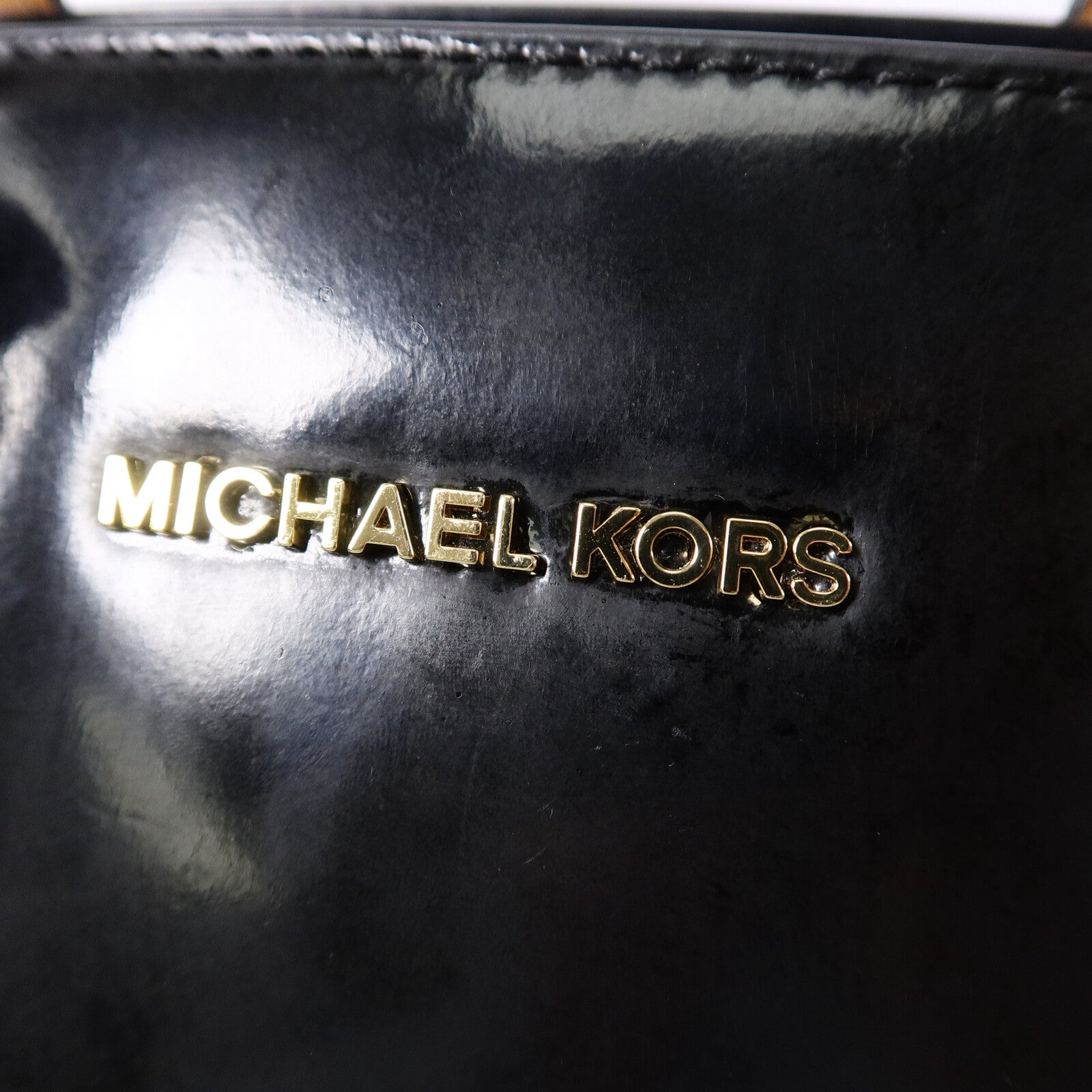 Michael Kors 漆皮皮革2 Way Shoulder Bag手挽肩背兩用袋