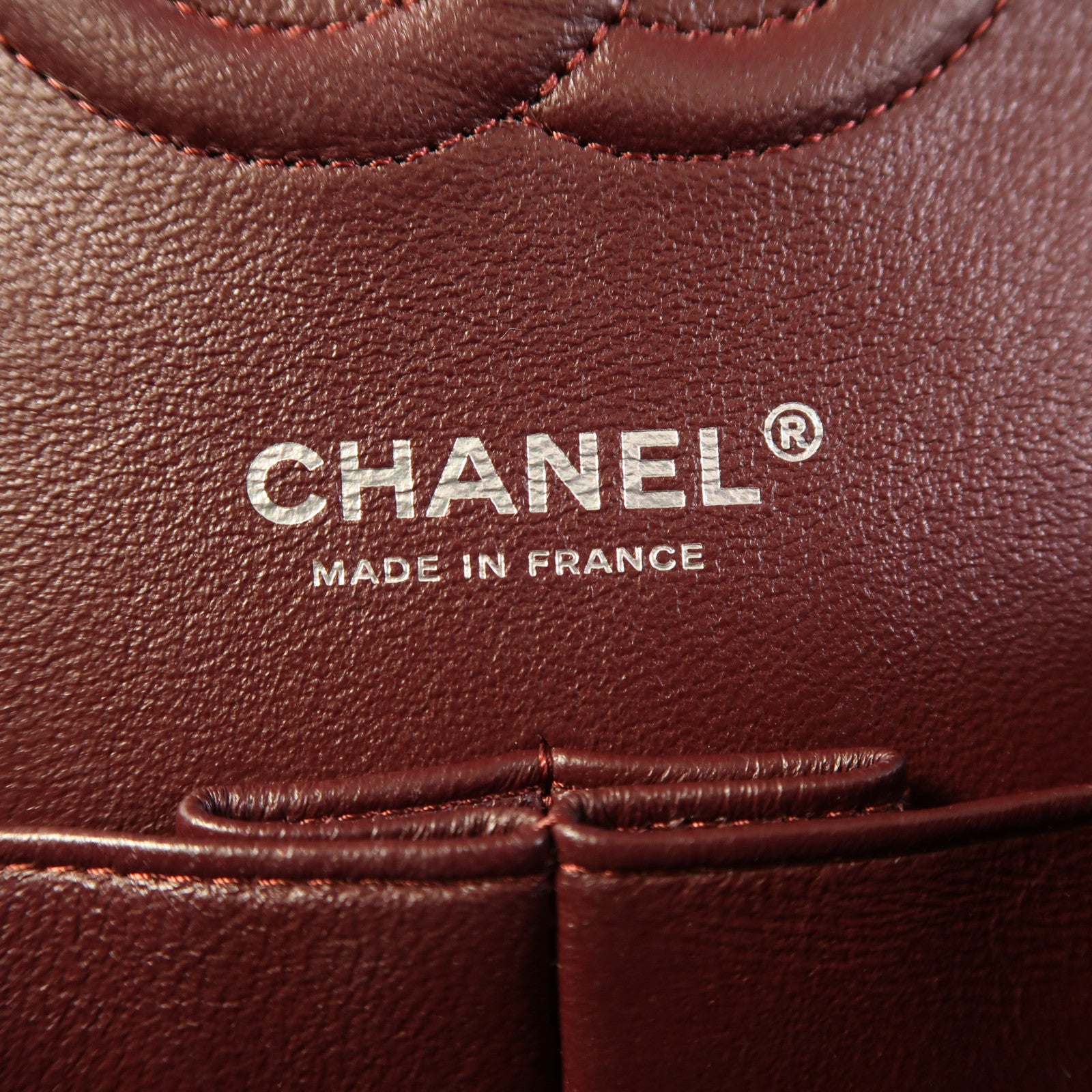 CHANEL 羊皮皮革Classic 25銀扣鏈帶肩背袋