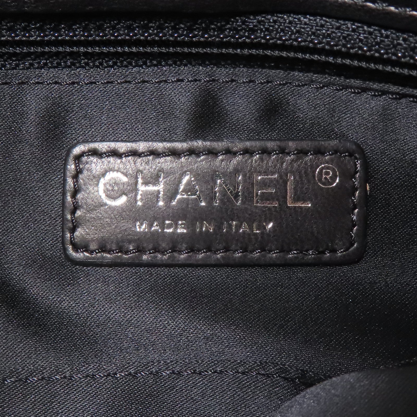 CHANEL 皮革3 Compartment Top Quilted銀扣鏈帶手挽肩背兩用袋